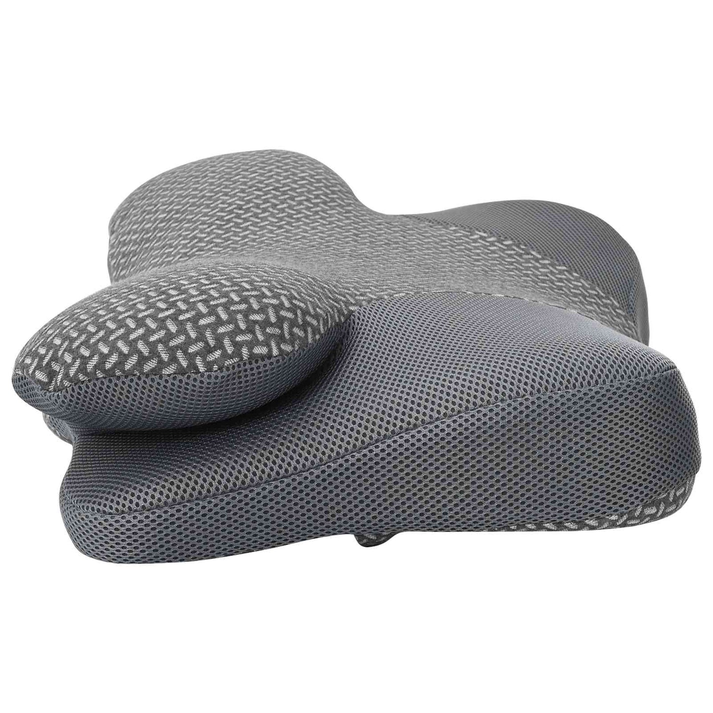 Nackenstützkissen mit Kissen Grau 58 x 36 x 13 cm Polyester