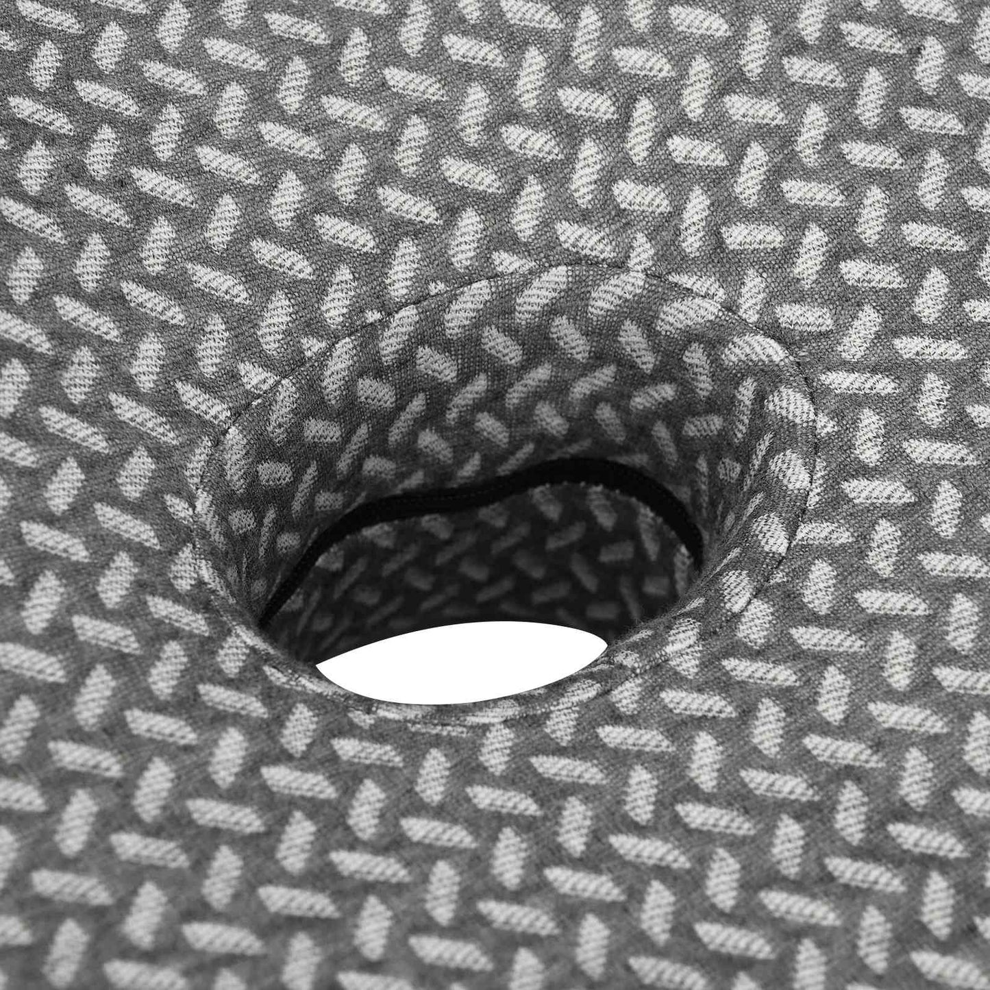 Neck support pillow with cushion Grey 58 x 38 x 12 cm Polyester