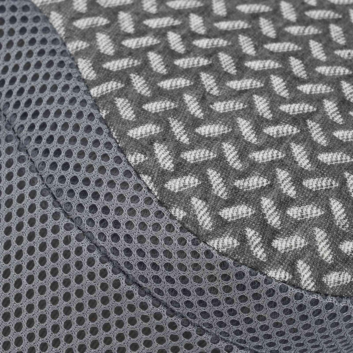 Neck support pillow with cushion Grey 58 x 38 x 12 cm Polyester