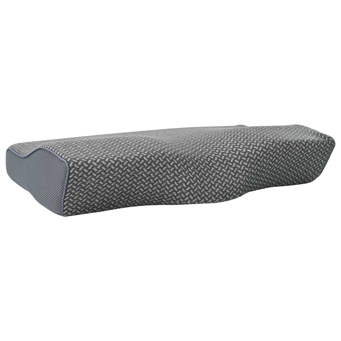 Kopfkissen mit Kissen Grau 60 x 34 x 11 cm Polyester