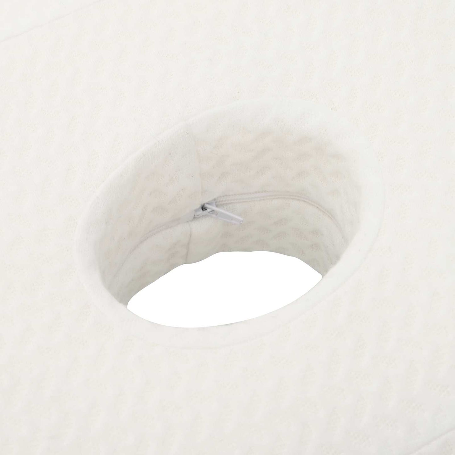 Neck Support Pillow with Pillow White 53 x 35 x 11 cm Polyester