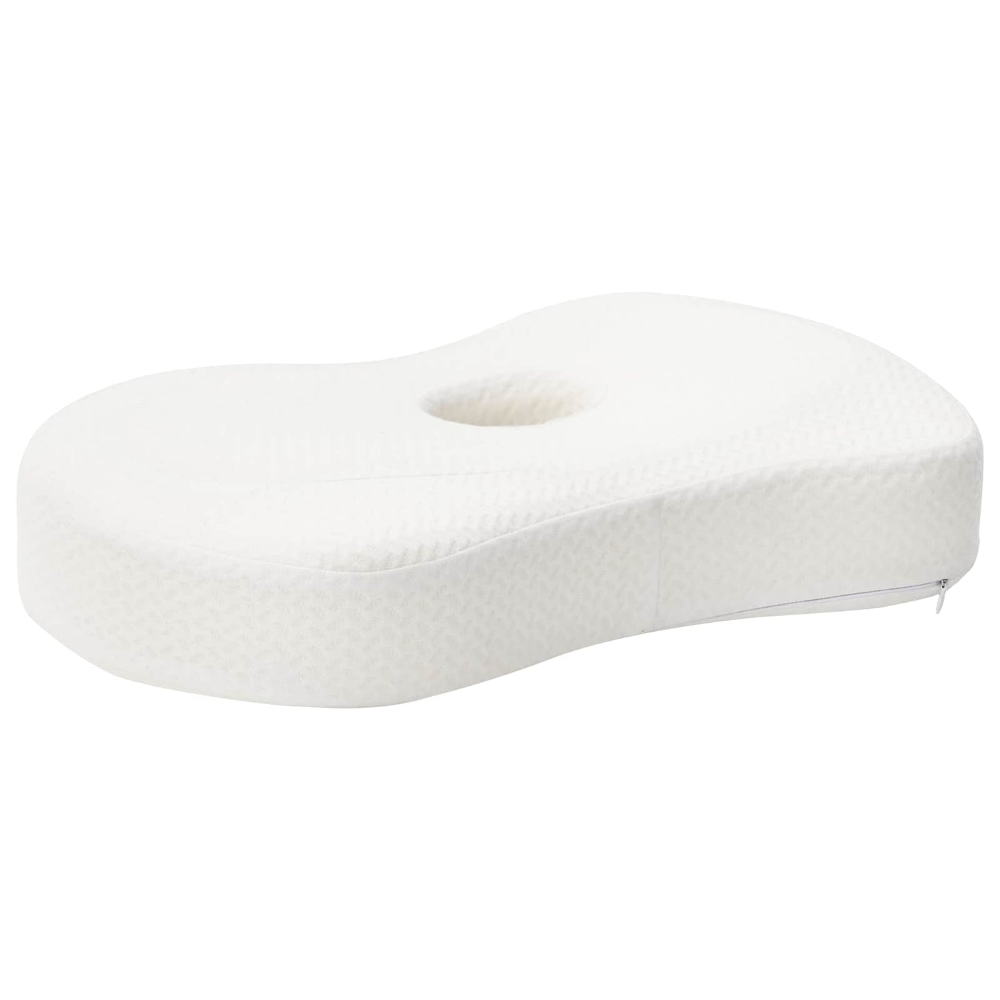 Neck Support Pillow with Pillow White 53 x 35 x 11 cm Polyester