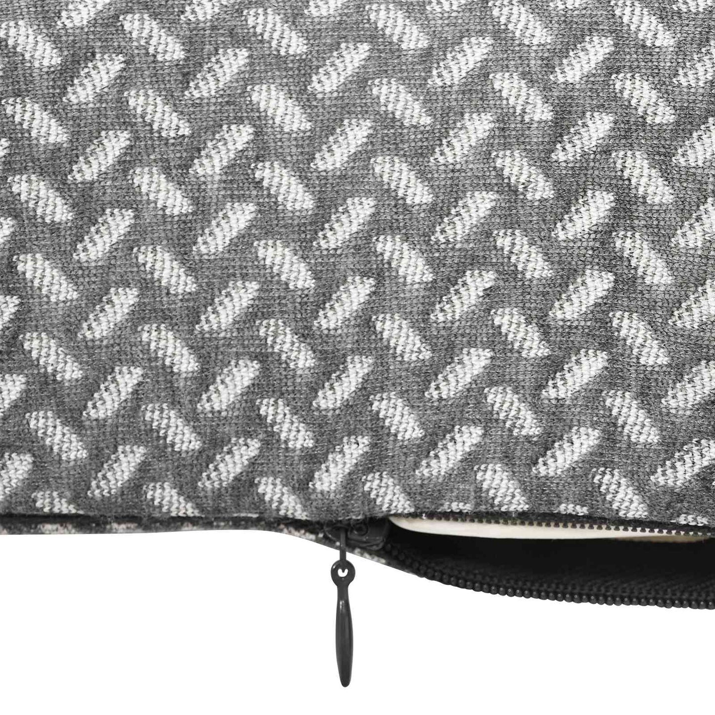 Nackenstützkissen mit Kissen Grau 53 x 34,5 x 10,5 cm Polyester