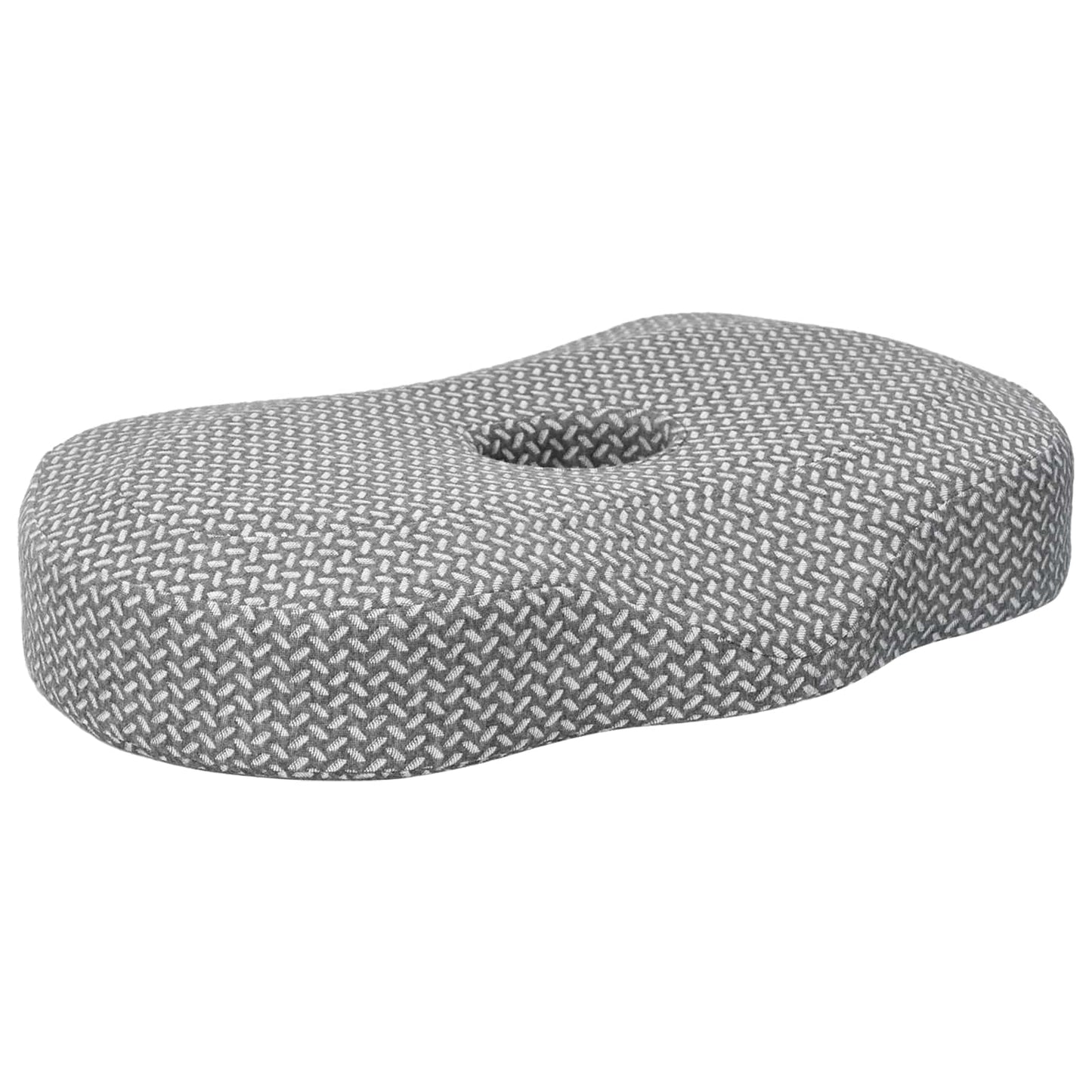 Nackenstützkissen mit Kissen Grau 53 x 34,5 x 10,5 cm Polyester