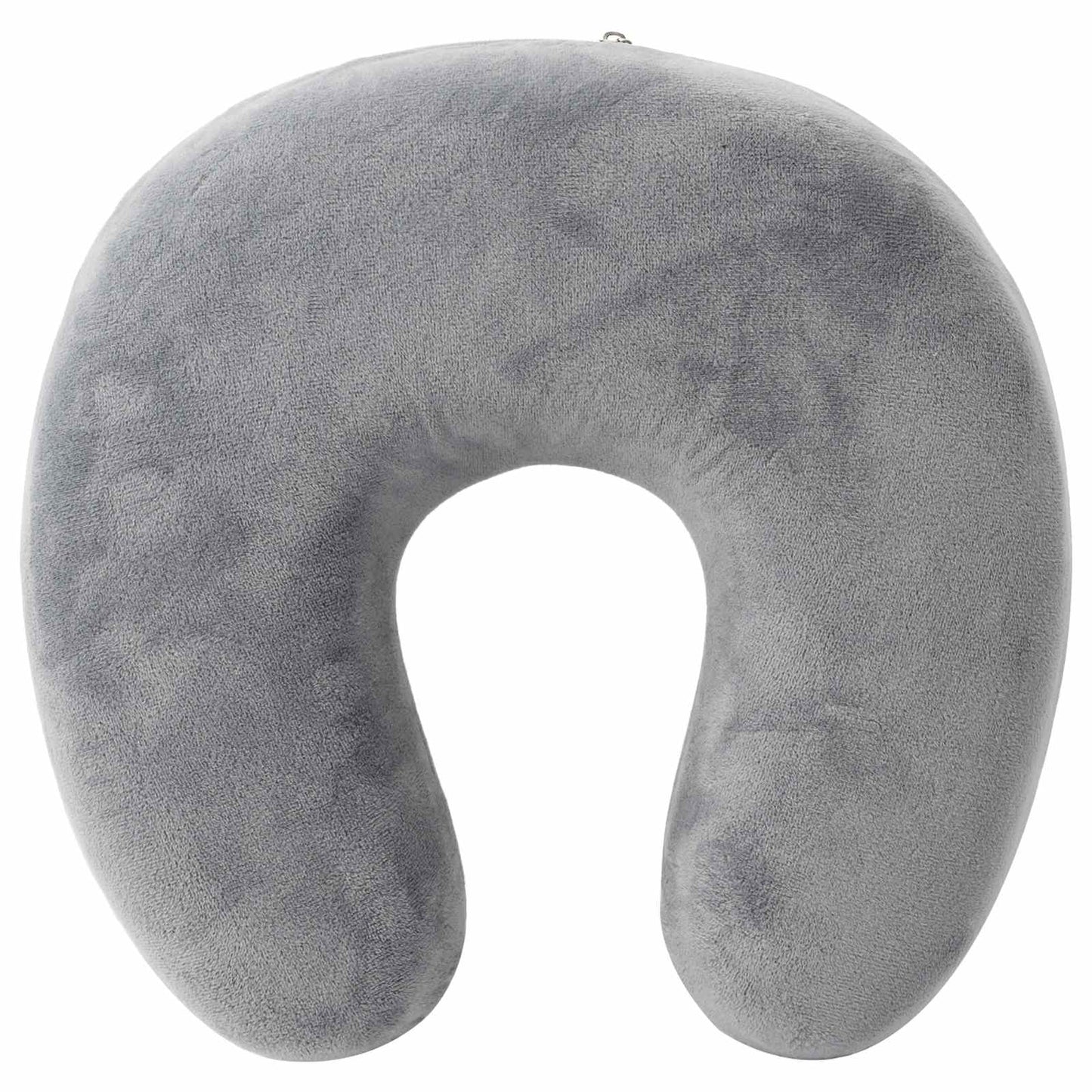 Reisekissen für den Hals mit Kissen Grau 27 x 27 x 8,5 cm Samt
