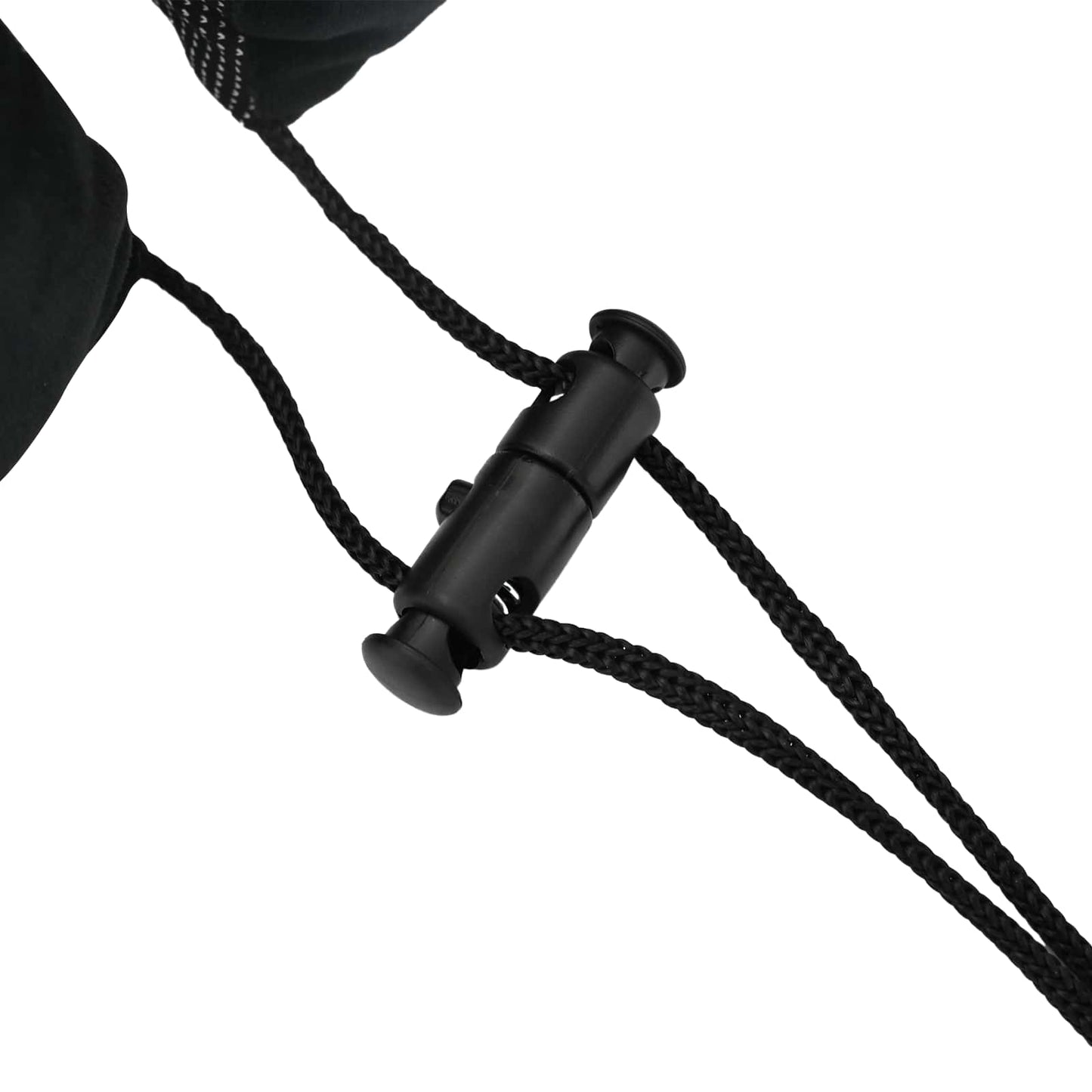 Oreiller de voyage cervical noir 27 x 26 x 14 cm Velours