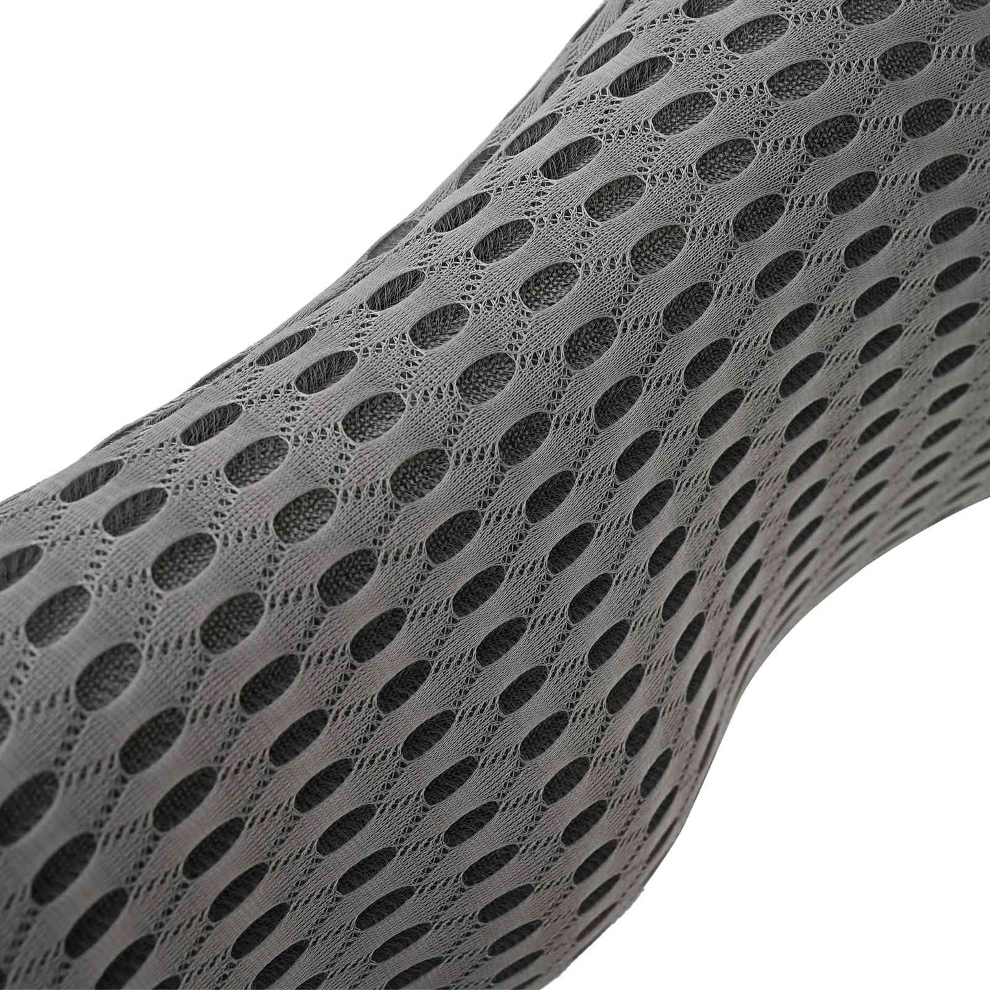 Back Cushion with Pillow Grey 47.5 x 23 x 12 cm 4D Mesh