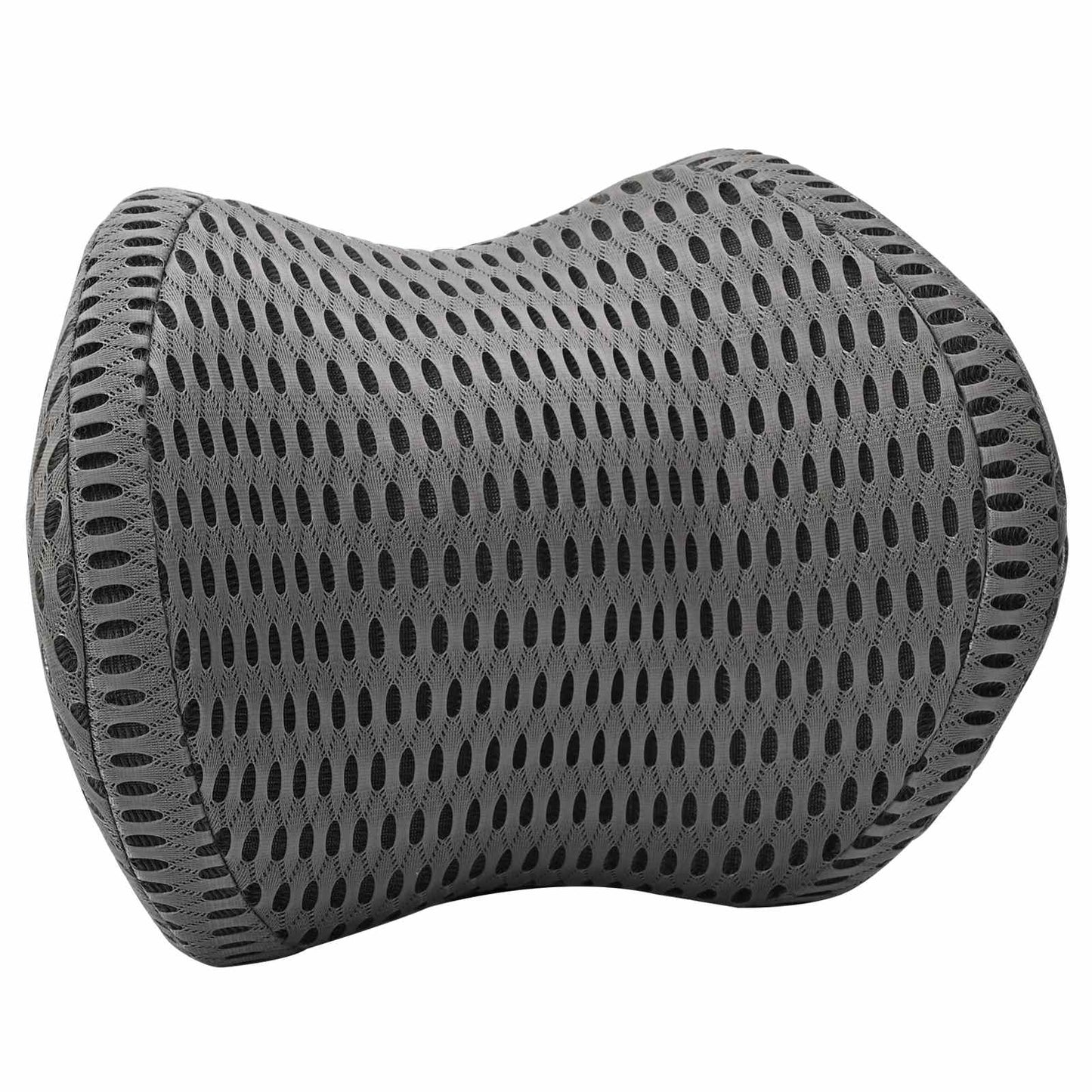 Nackenstützkissen mit Kissen Grau 31 x 22 x 13 cm 4D Mesh