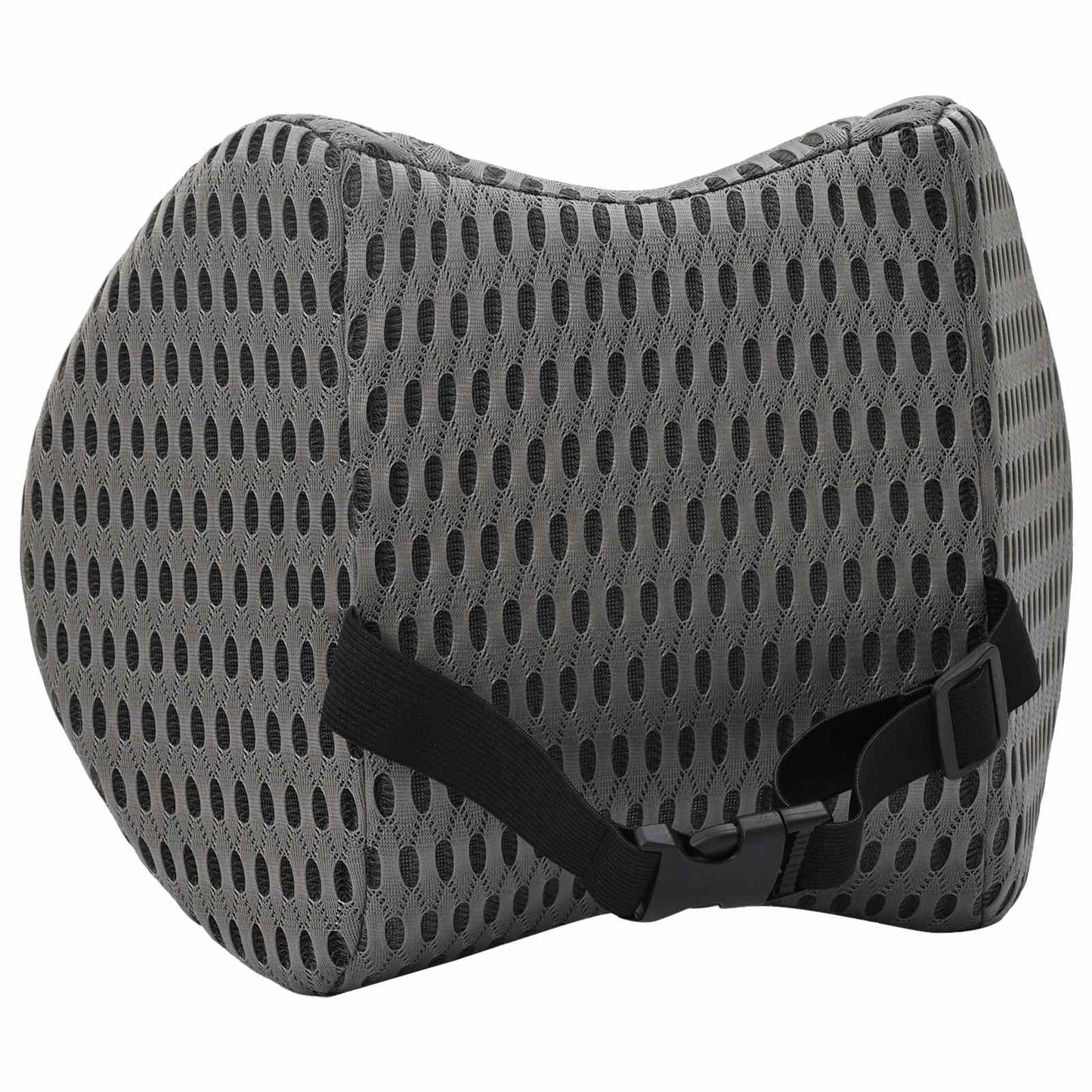 Nackenstützkissen mit Kissen Grau 31 x 22 x 13 cm 4D Mesh