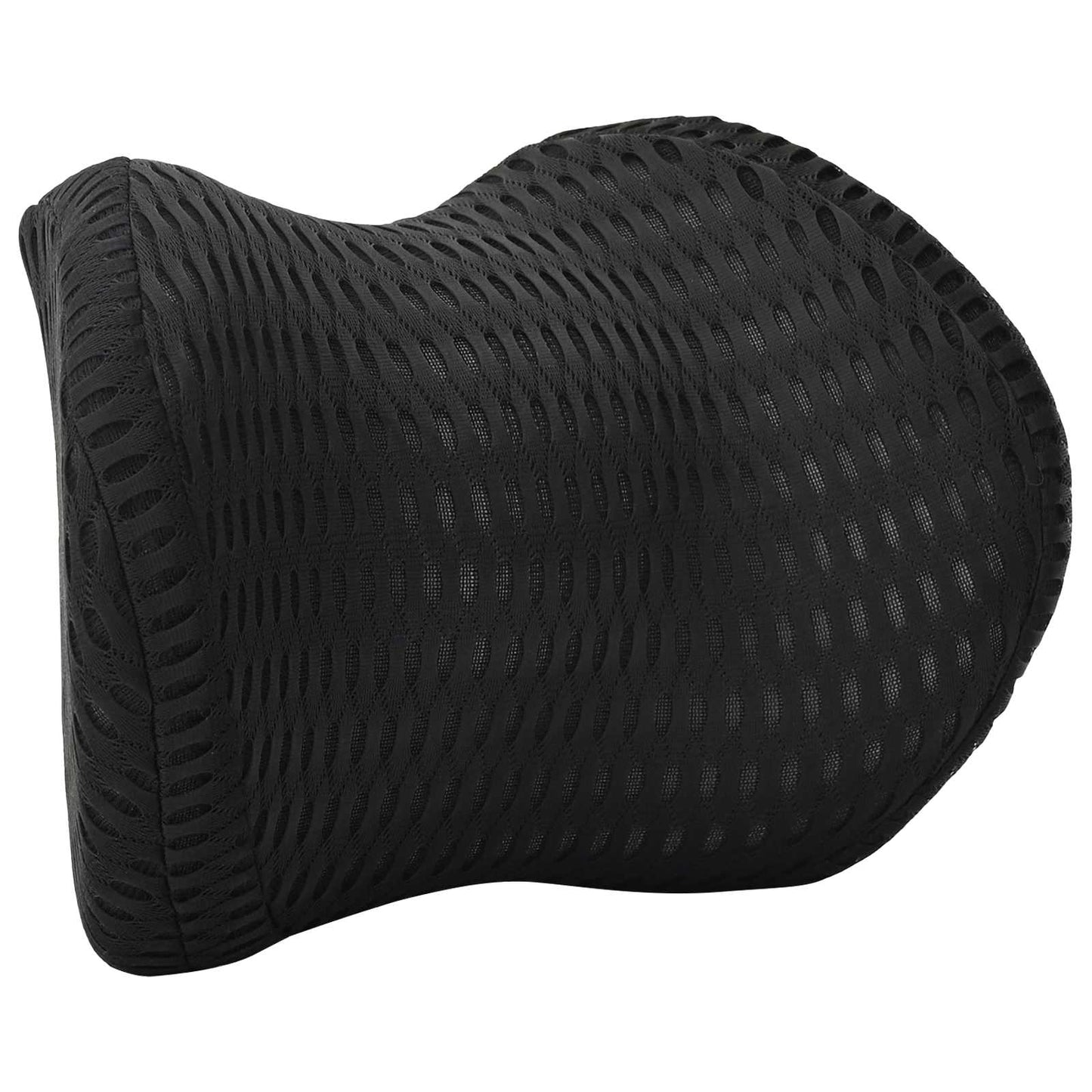Nackenstützkissen Schwarz 30,5 x 21,5 x 13 cm 4D Mesh