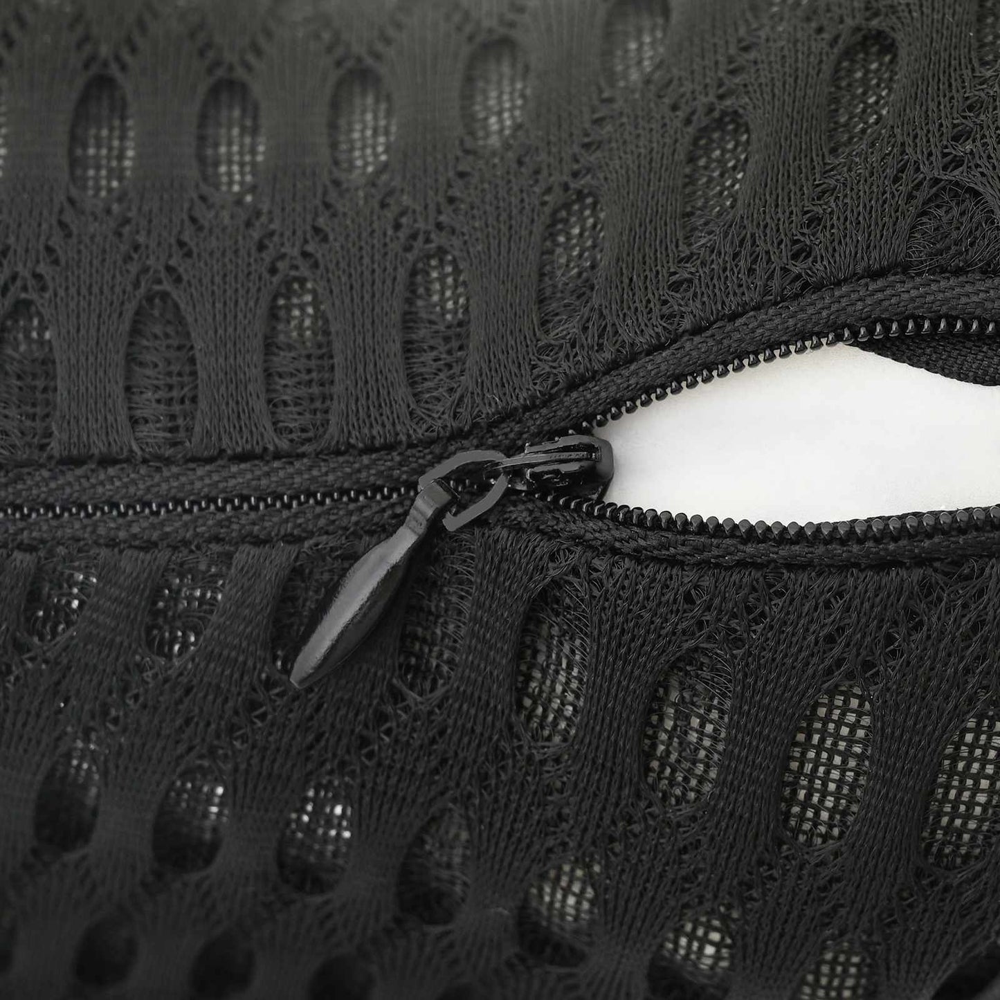 Kissenset mit Kissen Verstellbar 2 pcs Schwarz 4D Mesh