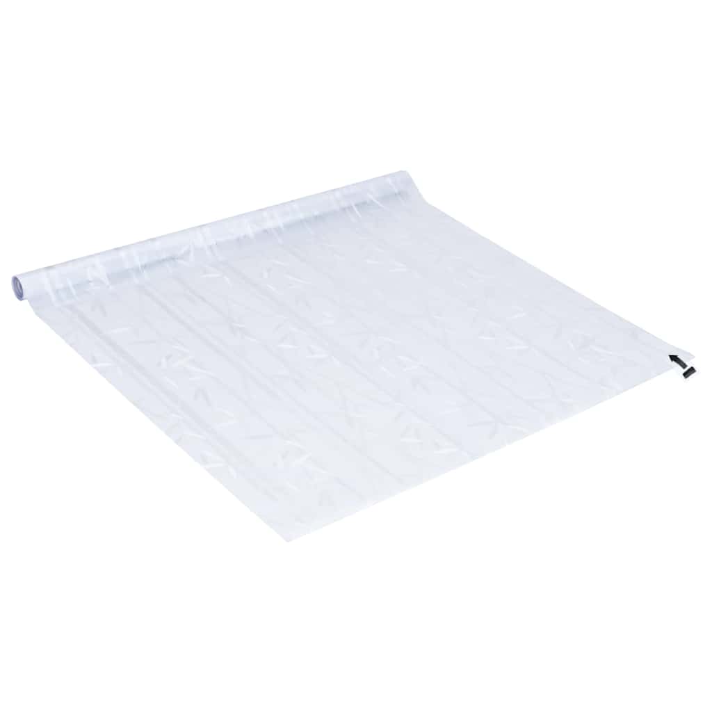 Statisches Fensterfolie Bambus-Muster 60 x 500 cm PVC