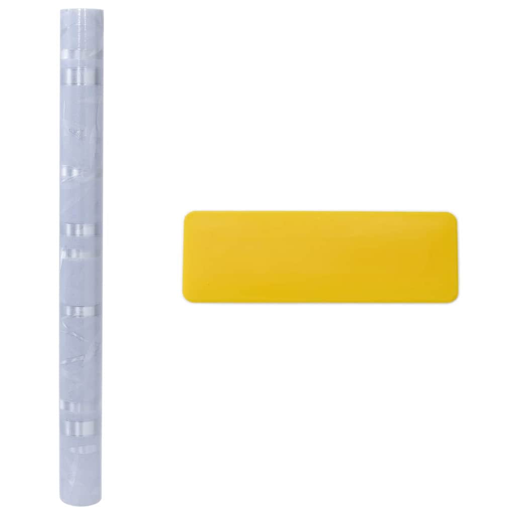 Statisches Fensterfolie Bambus-Muster 90 x 500 cm PVC