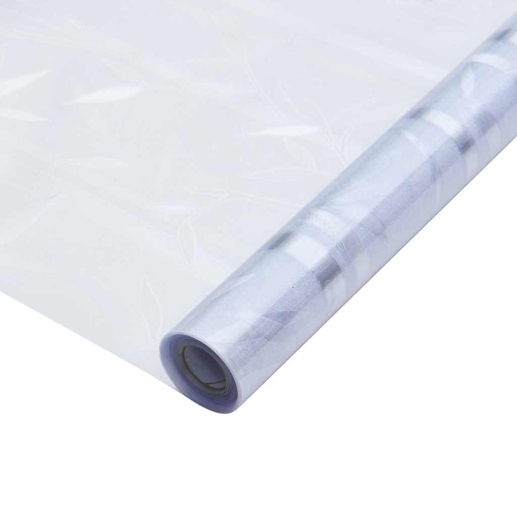 Statisches Fensterfolie Bambus-Muster 90 x 500 cm PVC