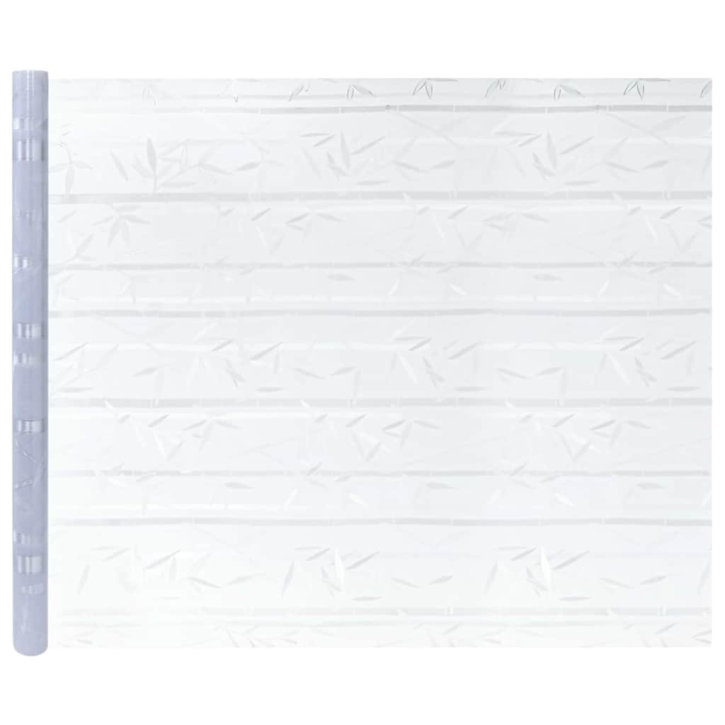 Statisches Fensterfolie Bambus-Muster 90 x 500 cm PVC
