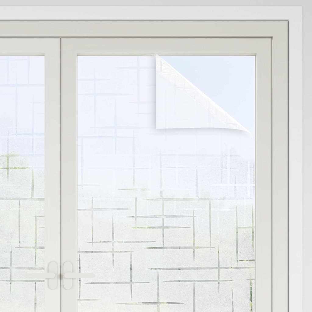 Statisches Fensterfolie Stern-Muster 90 x 500 cm PVC