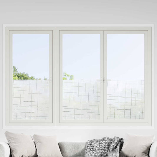 Statisches Fensterfolie Stern-Muster 90 x 500 cm PVC