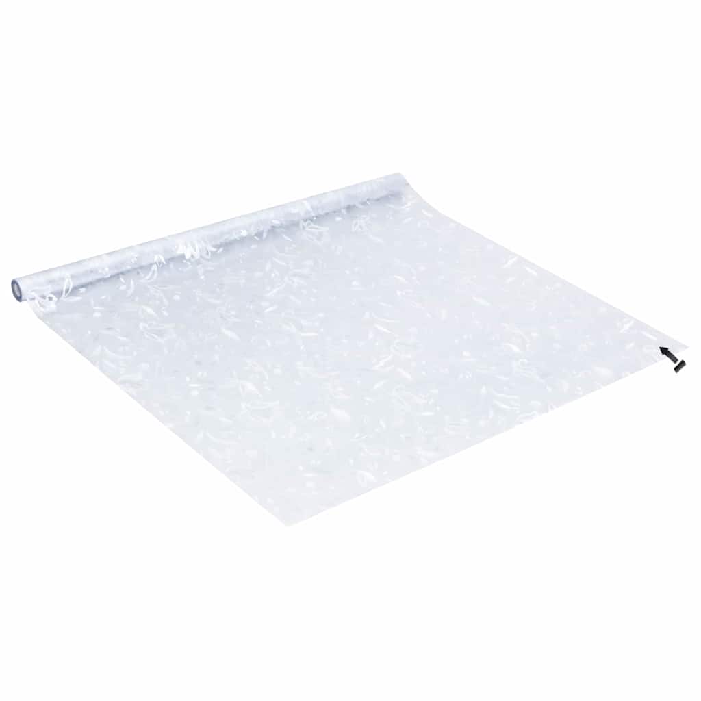 Static Window Film Flower Pattern 60 x 500 cm PVC