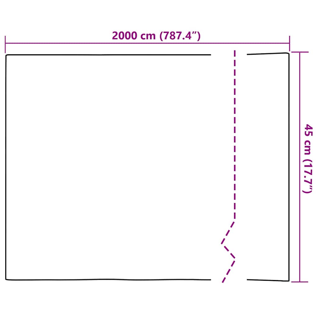 Statisches Fensterfolie Transparent 45 x 2000 cm PVC