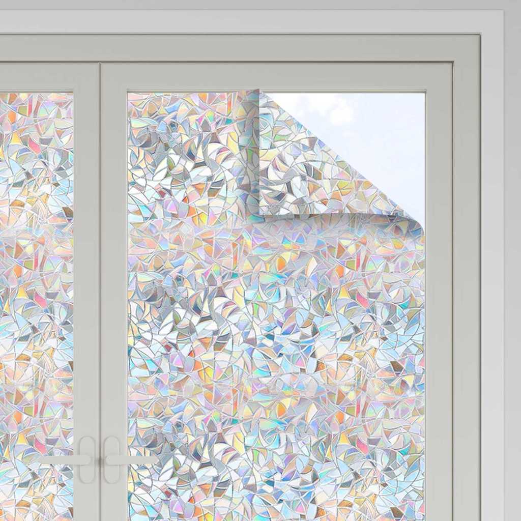 Statisches Fensterfolie Transparent 90 x 2000 cm PVC