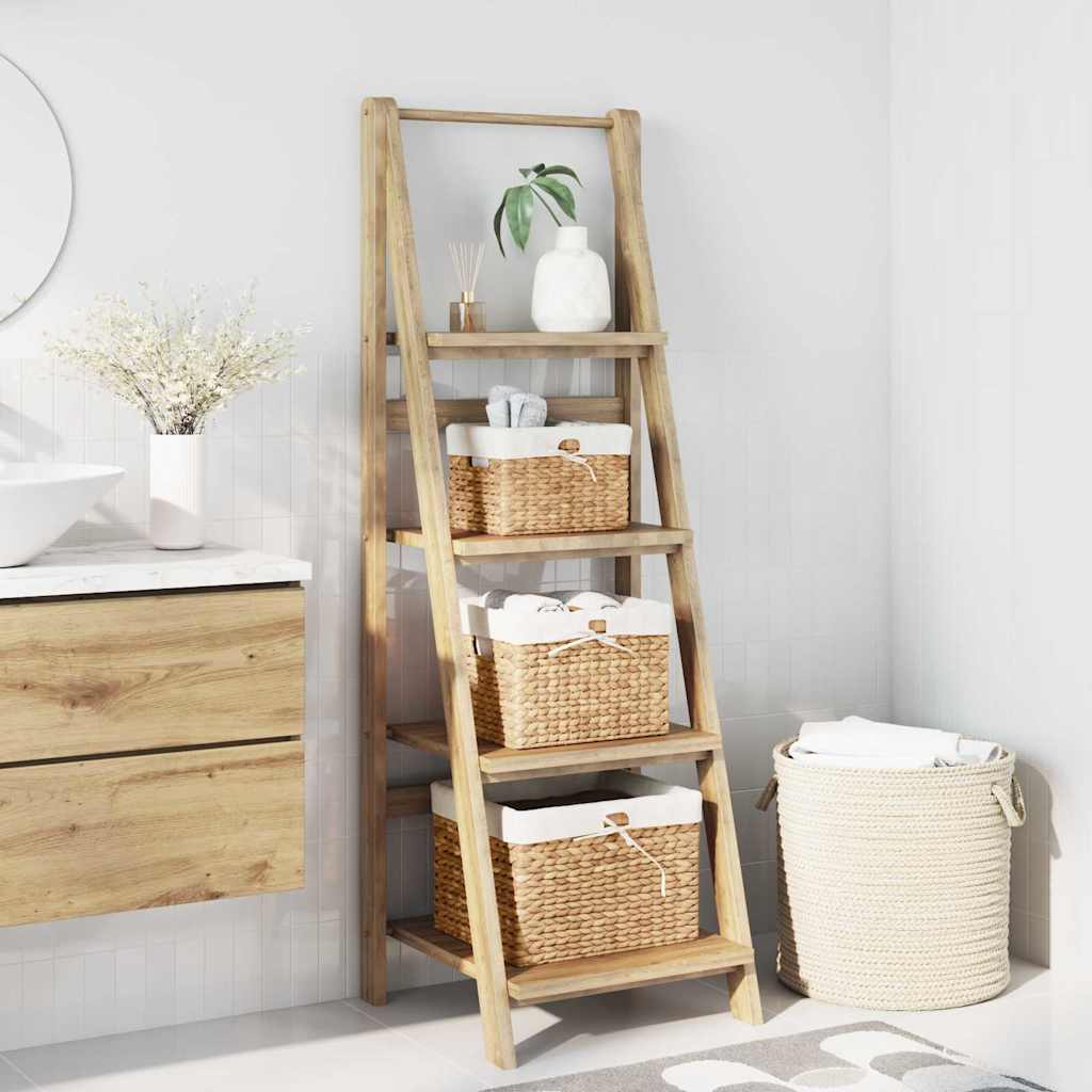 Storage Baskets 3 pcs Natural 35 x 30 x 25 cm Water Hyacinth