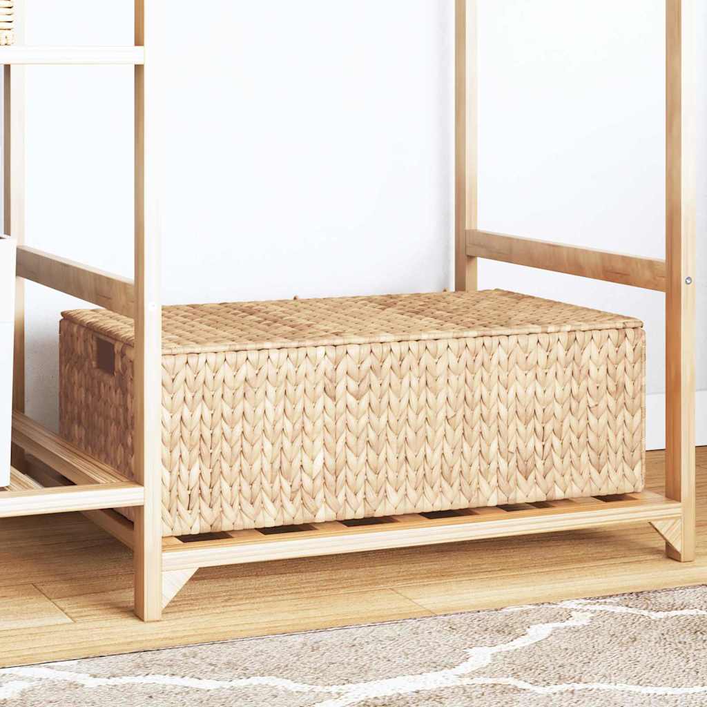 Storage Box Natural 60 x 38 x 20 cm Water Hyacinth