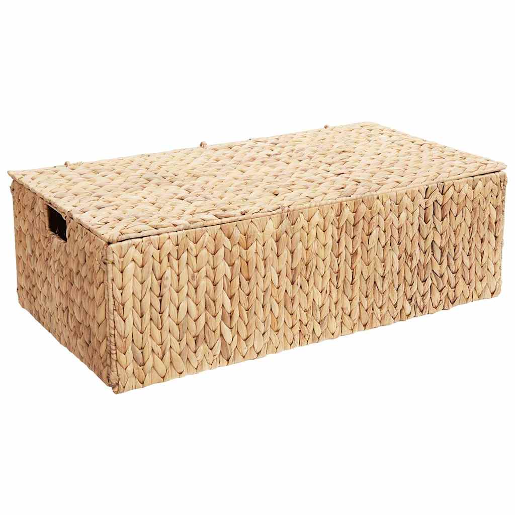 Storage Box Natural 60 x 38 x 20 cm Water Hyacinth