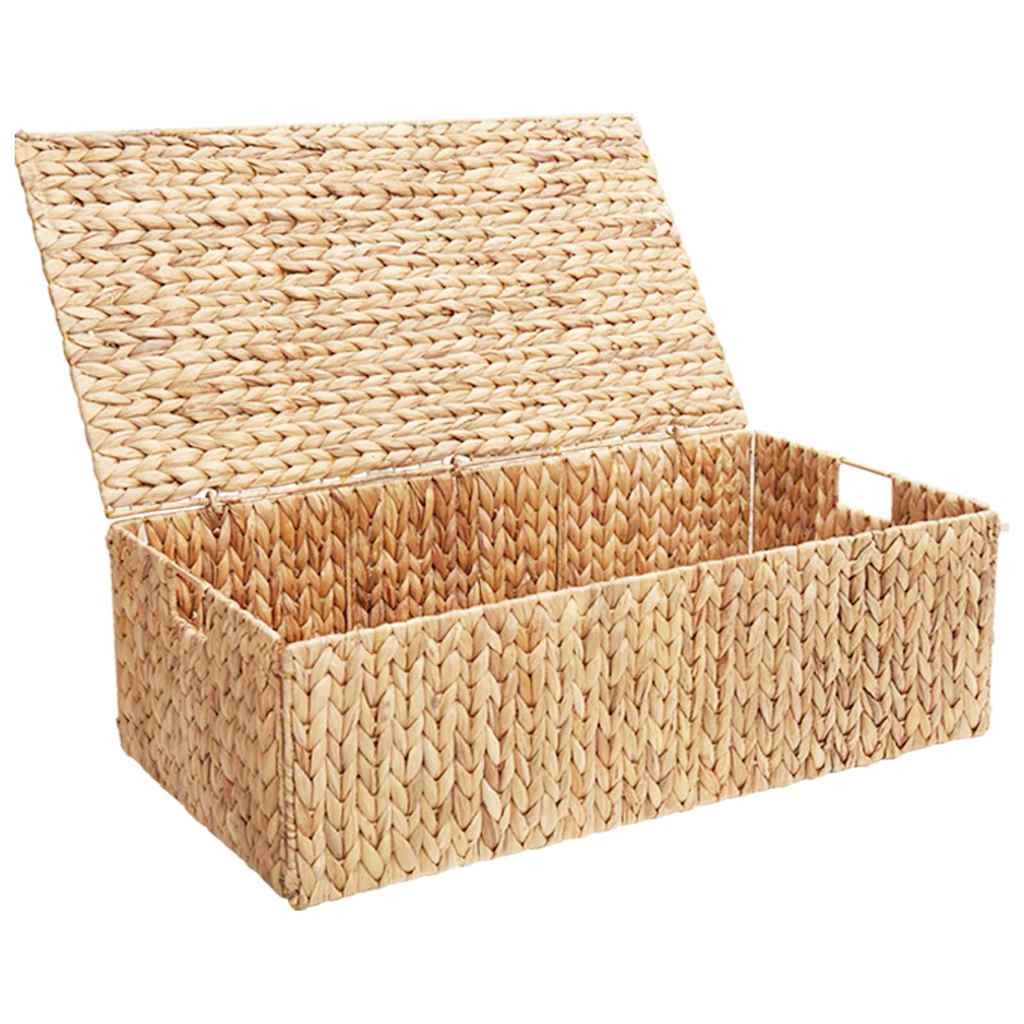 Storage Box Natural 60 x 38 x 20 cm Water Hyacinth
