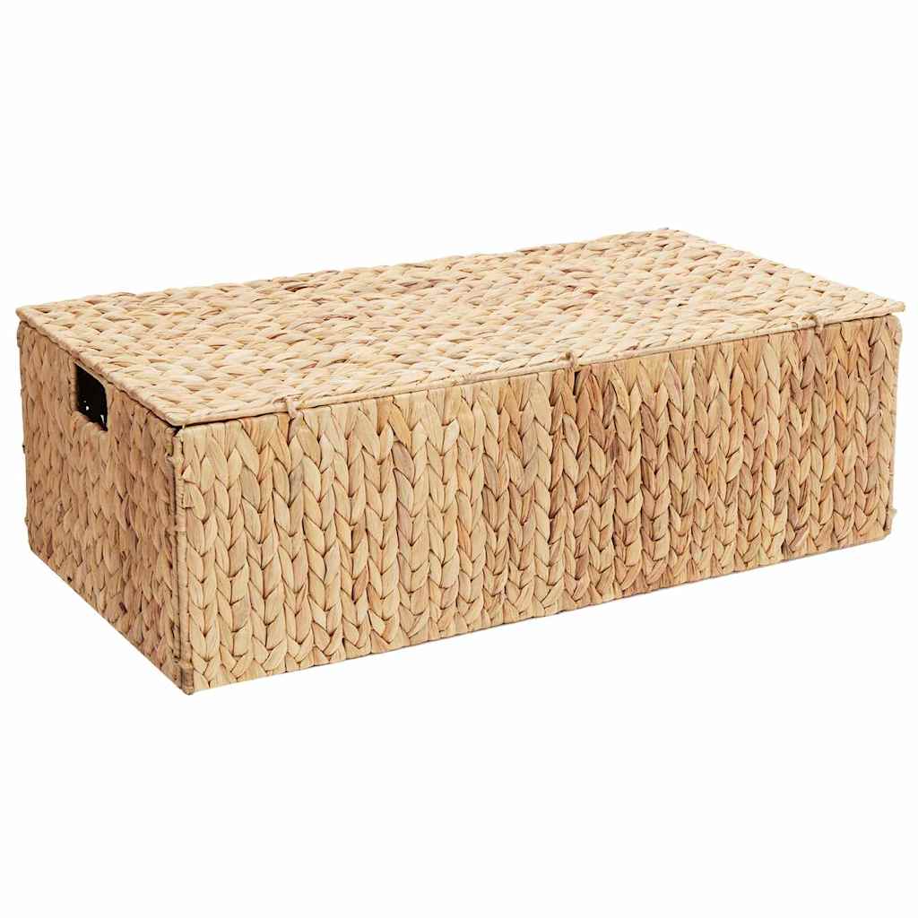 Storage Box Natural 60 x 38 x 20 cm Water Hyacinth