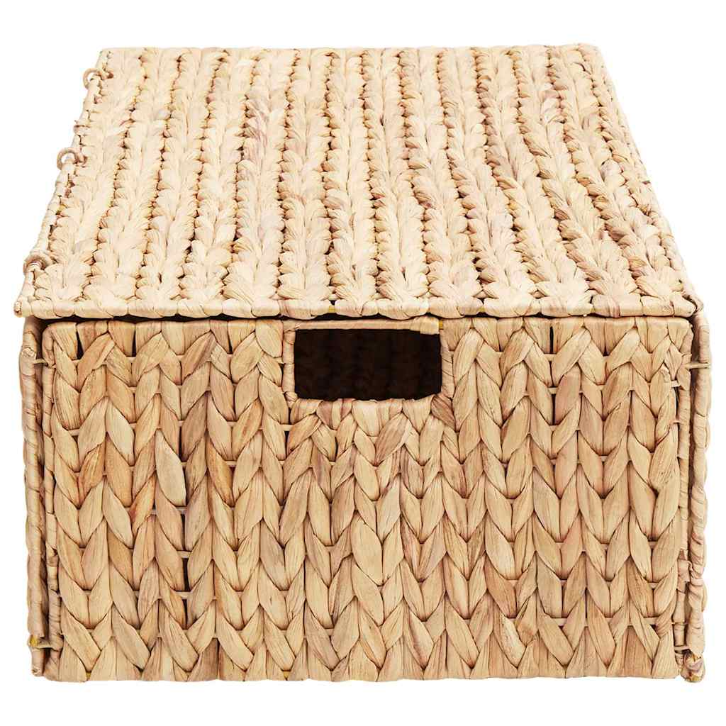 Storage Box Natural 60 x 38 x 20 cm Water Hyacinth