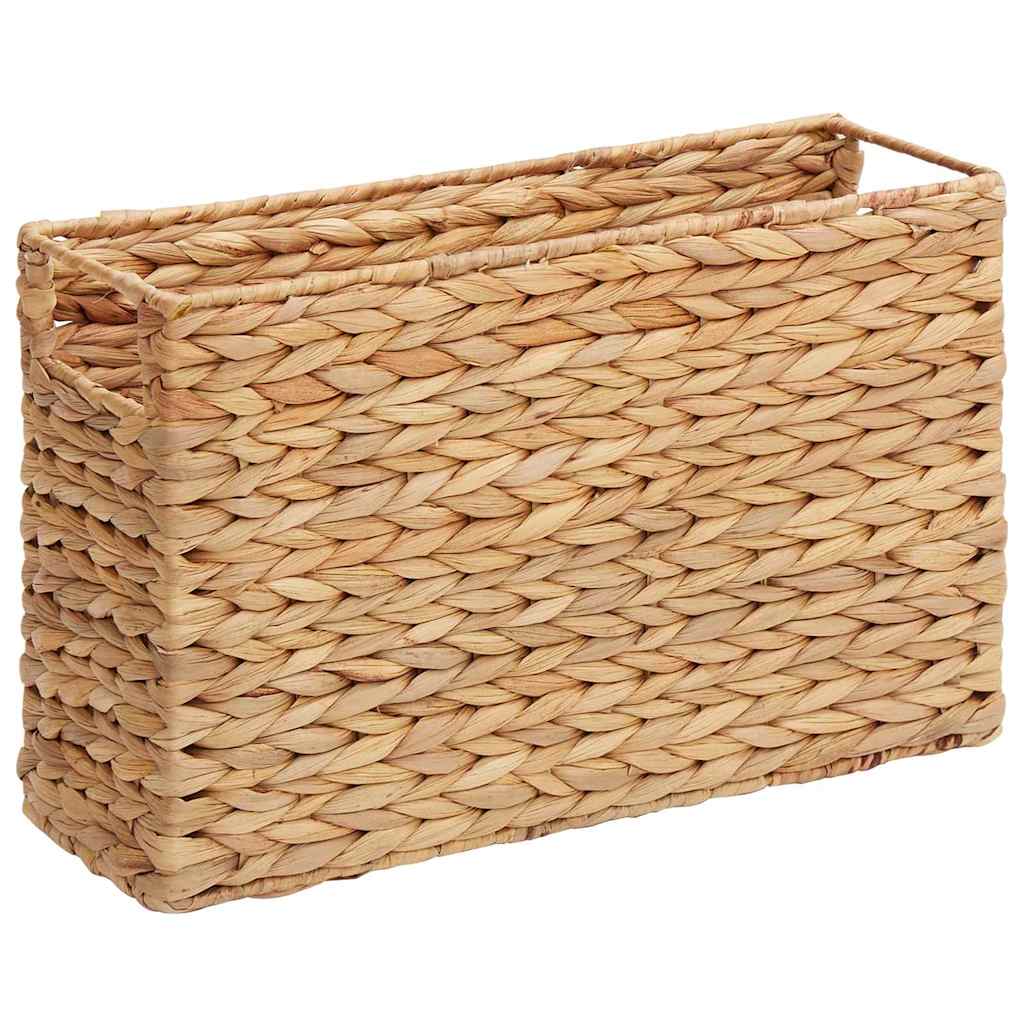 Corbeilles à magazines 2 pcs Naturel 39 x 14 x 25 cm Jacinthe d'eau