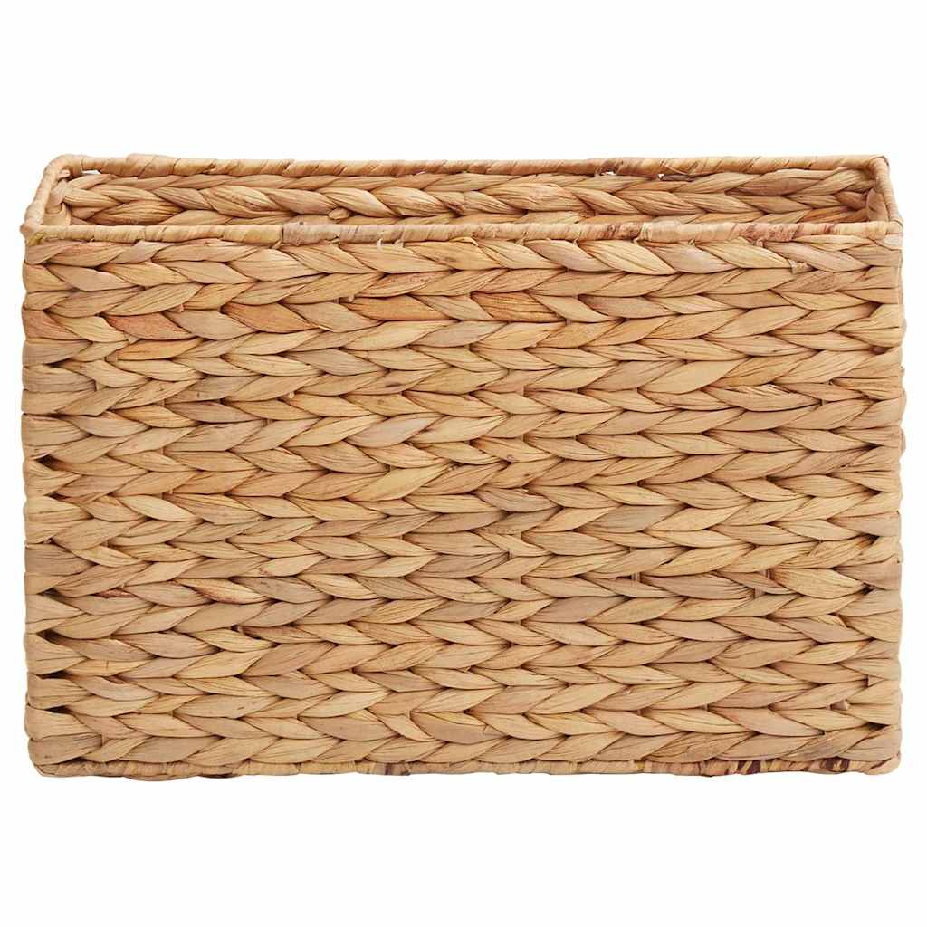 Corbeilles à magazines 2 pcs Naturel 39 x 14 x 25 cm Jacinthe d'eau