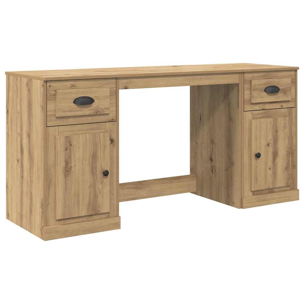 Bureau avec armoire chêne Artisan 154,5 x 50 x 75 cm