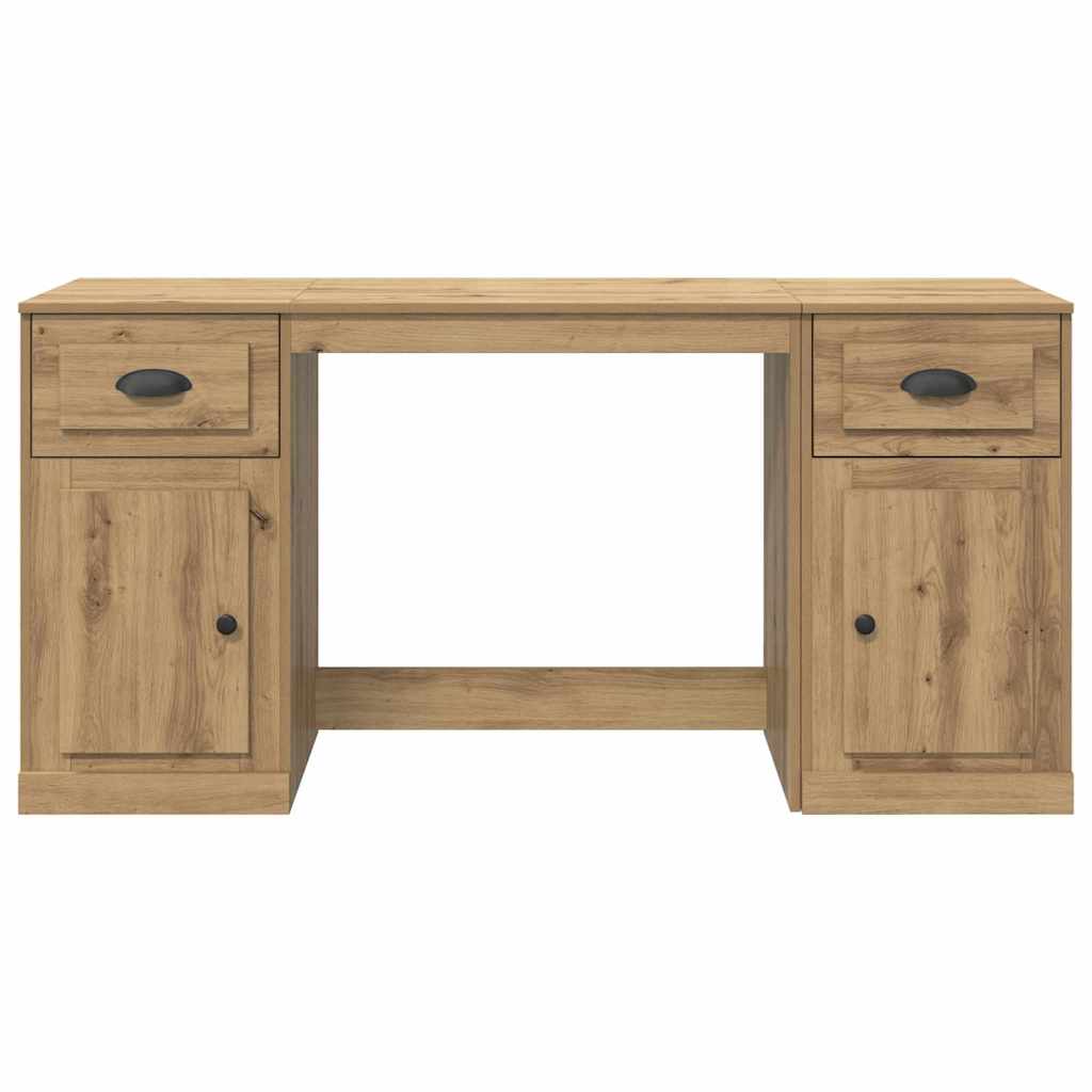 Bureau avec armoire chêne Artisan 154,5 x 50 x 75 cm