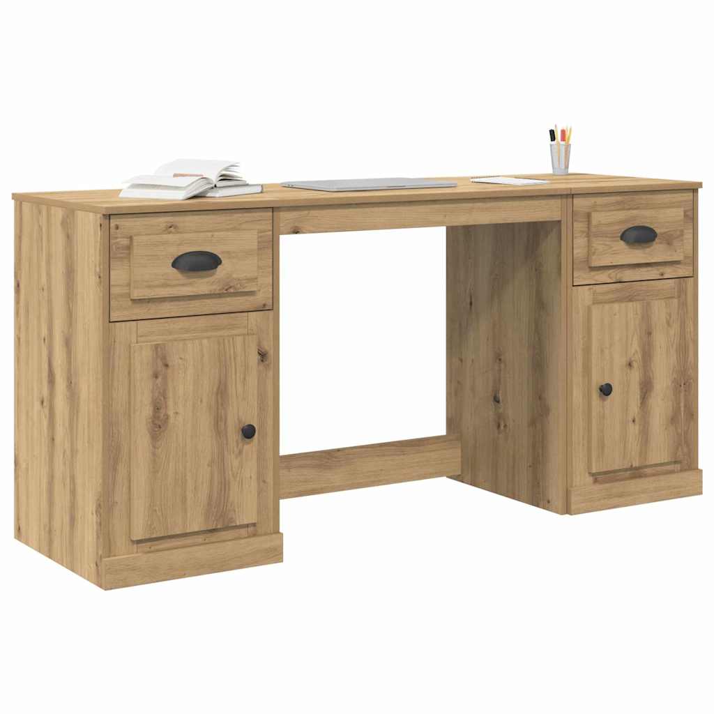 Bureau avec armoire chêne Artisan 154,5 x 50 x 75 cm