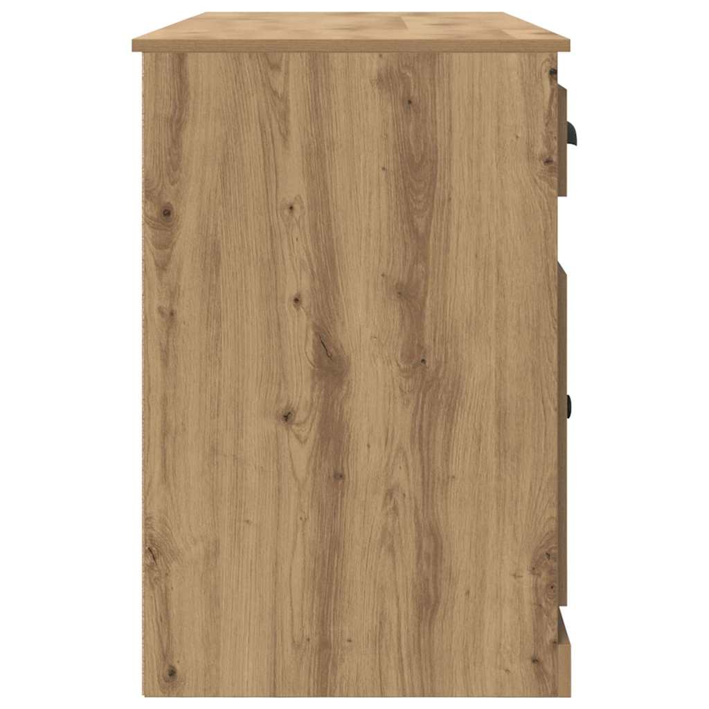 Bureau avec armoire chêne Artisan 154,5 x 50 x 75 cm