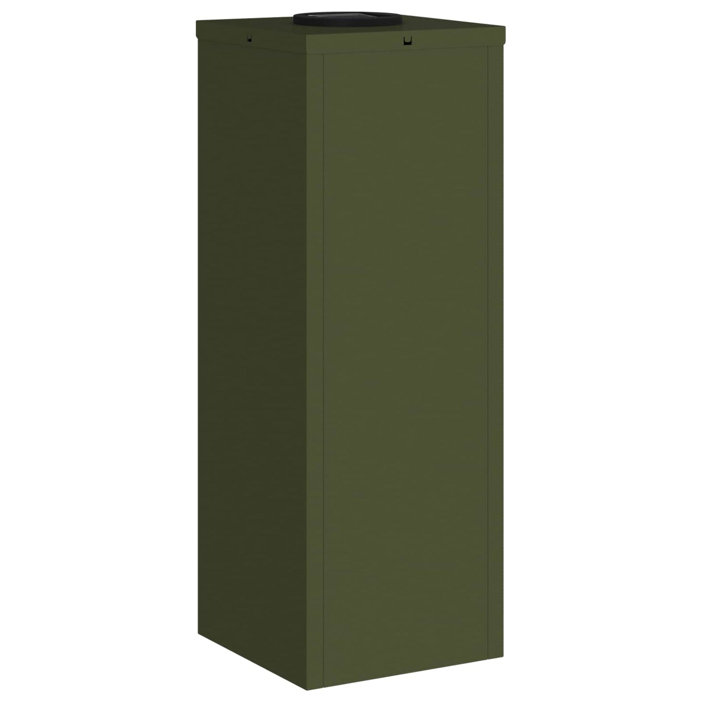 Solar LED Path Light 2 pcs Olive Green Cold-rolled Steel