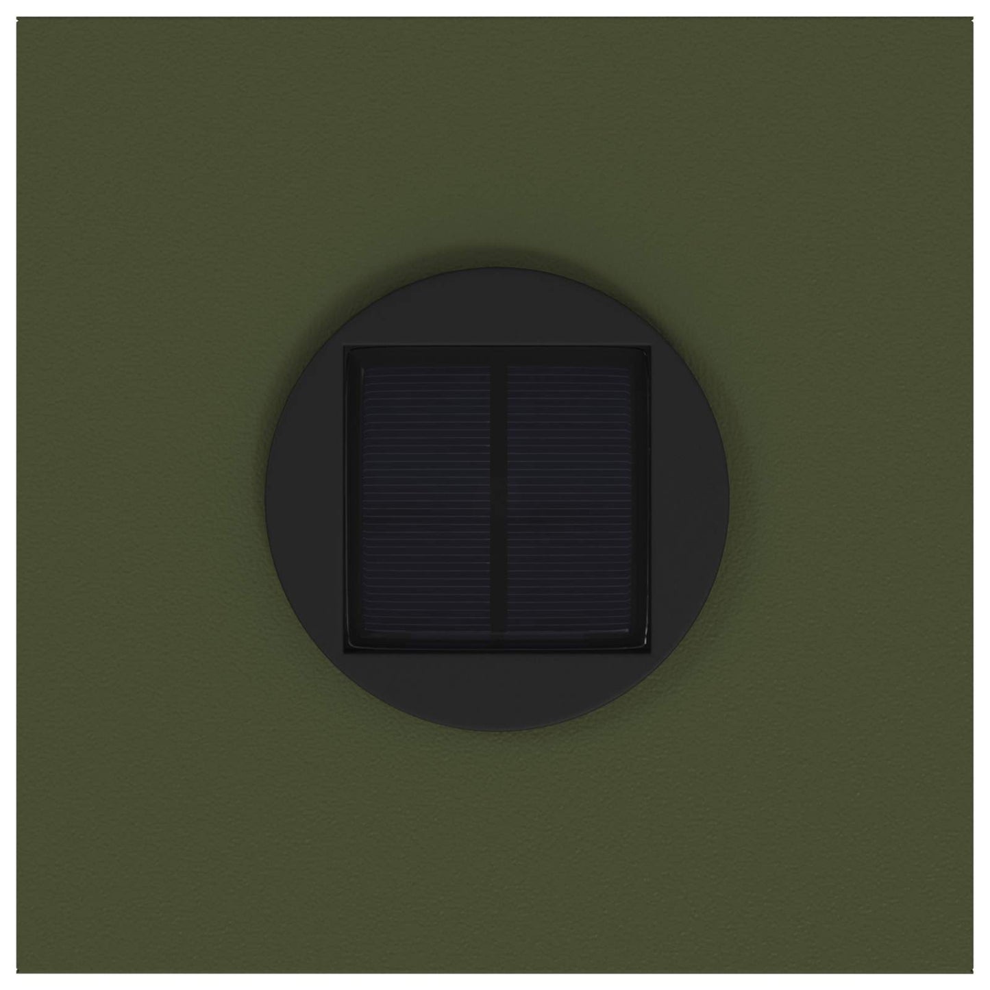 Solar LED Path Light 2 pcs Olive Green Cold-rolled Steel