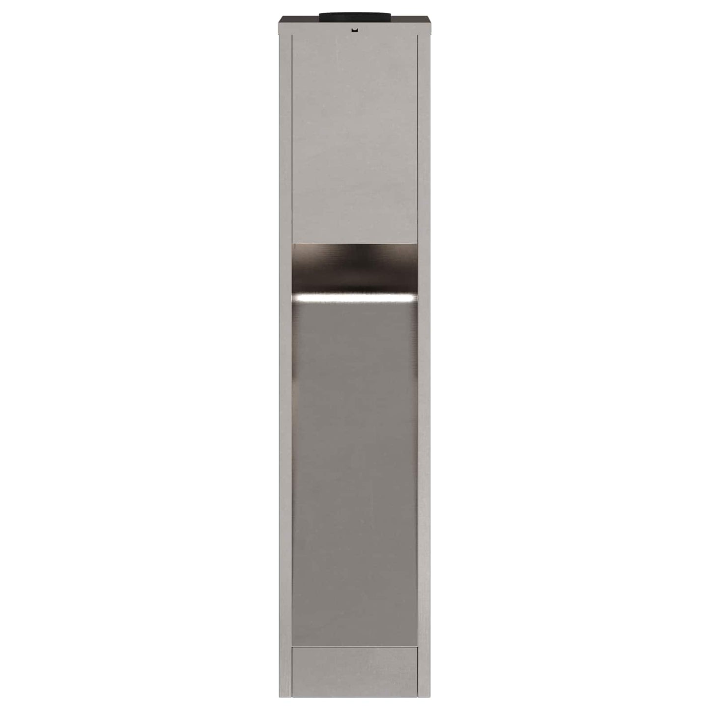 Solar LED Wegeleuchte 2 pcs Silber Edelstahl
