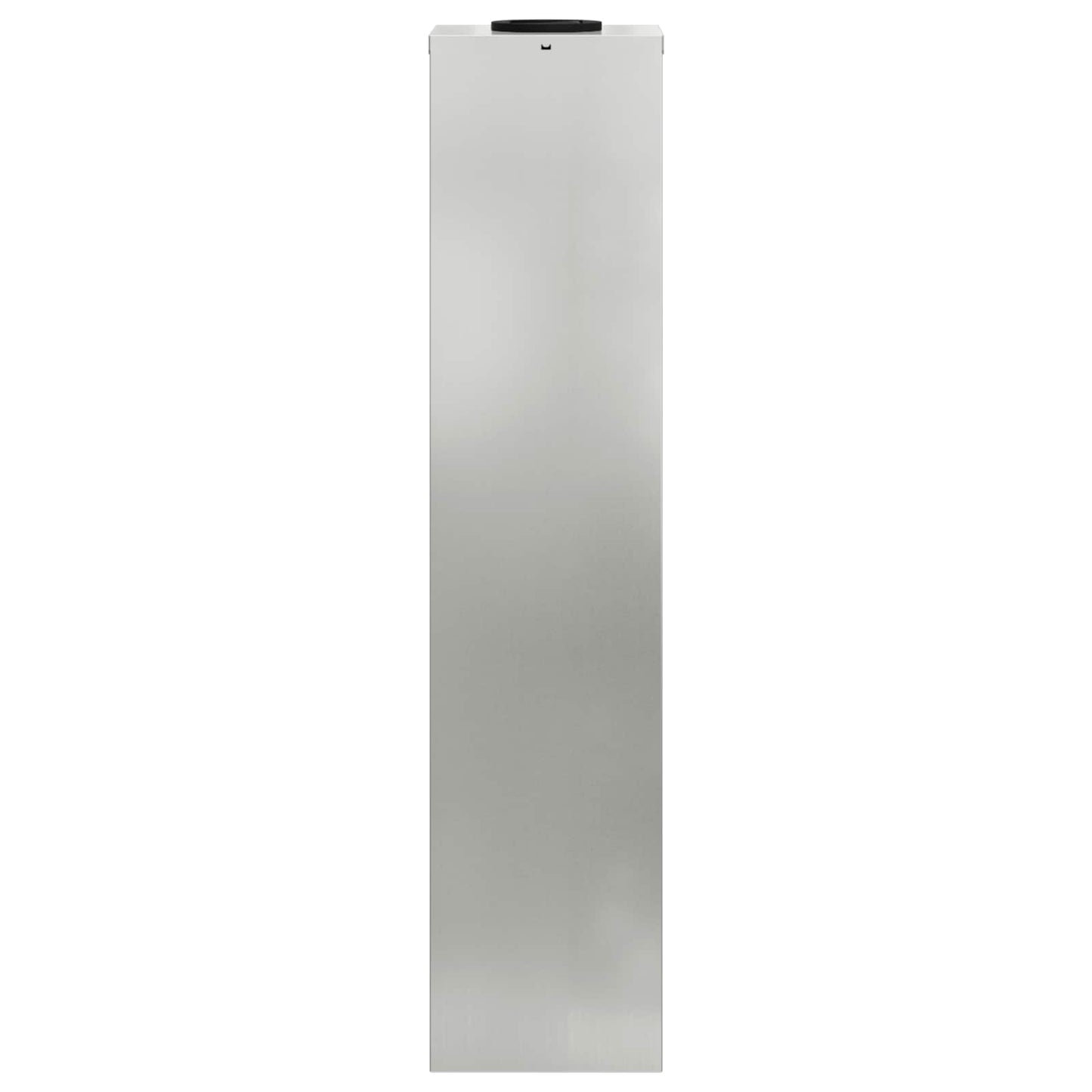 Lampe solaire à LED pour allée, 2 pièces, argent galvanisé