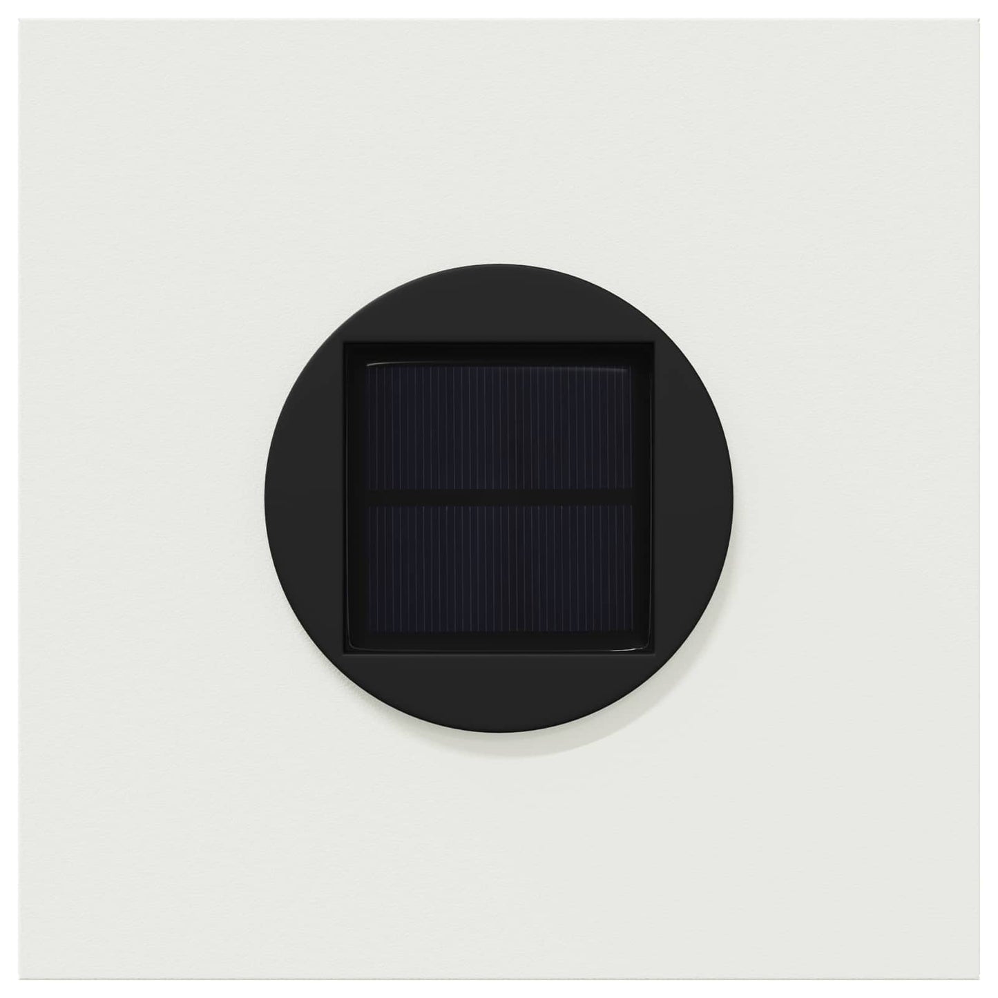 Solar LED Weg Licht 2 pcs Weiß Kalt gewalzter Stahl