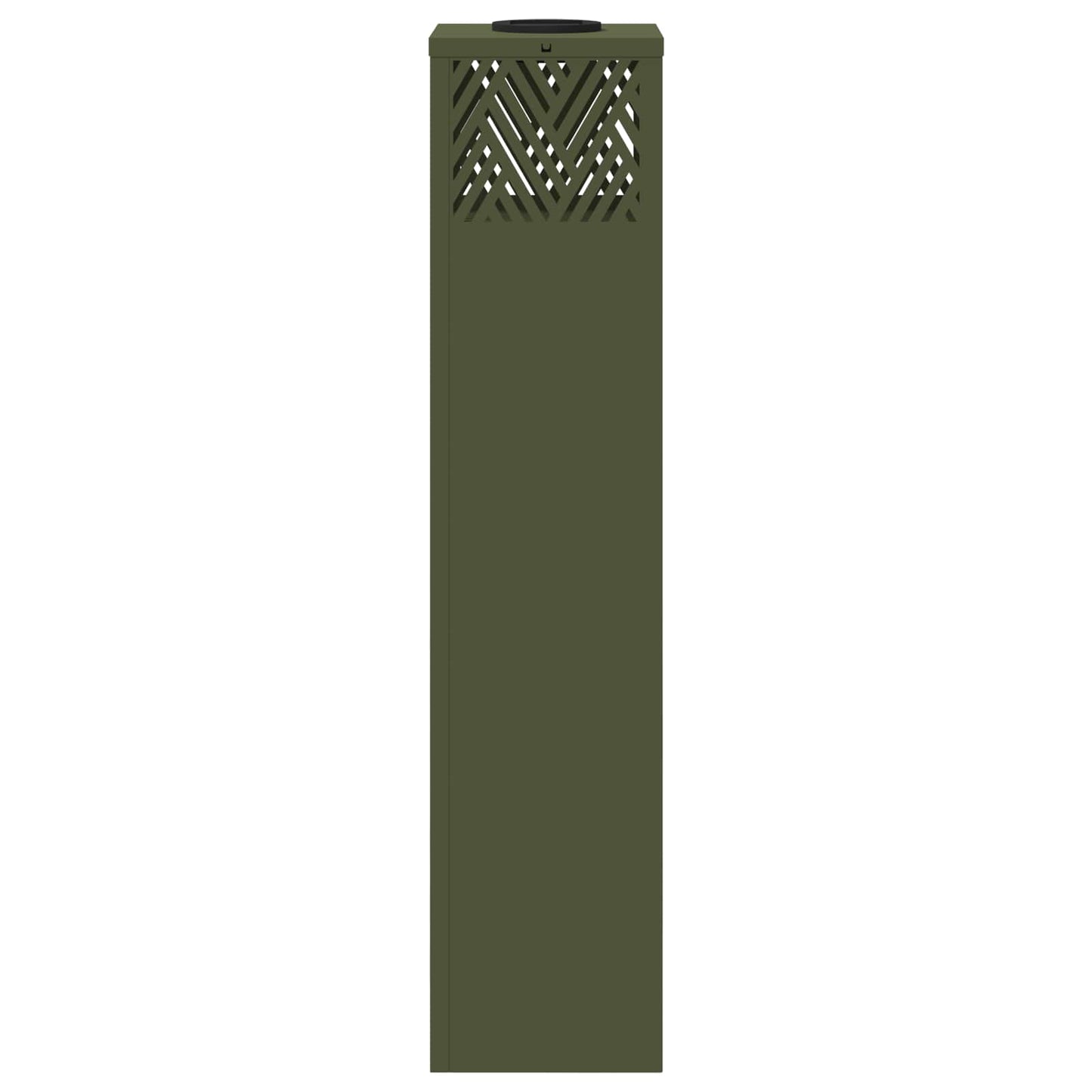 Solar LED Path Light 2 pcs Olive Green Cold Rolled Steel