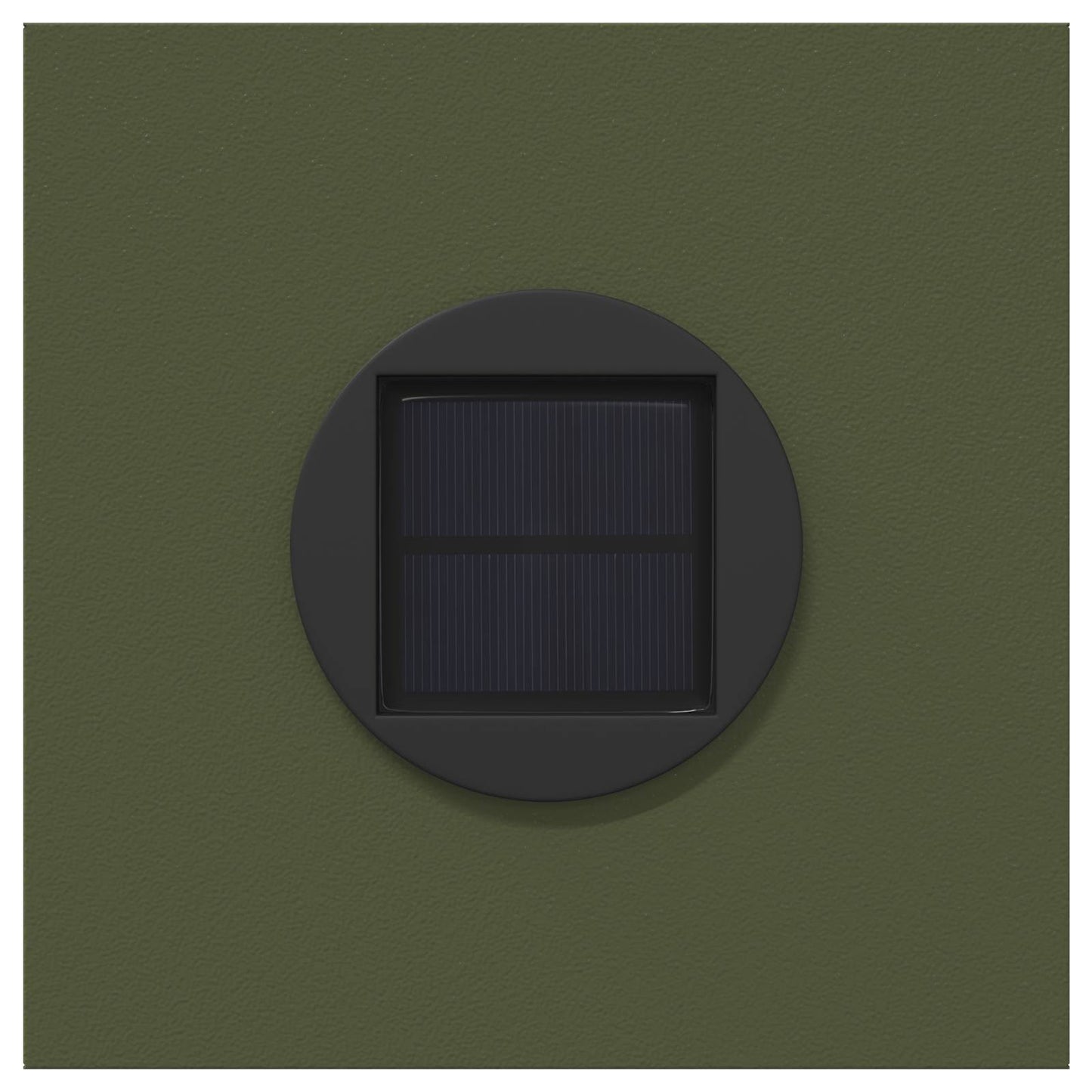 Solar LED Path Light 2 pcs Olive Green Cold Rolled Steel