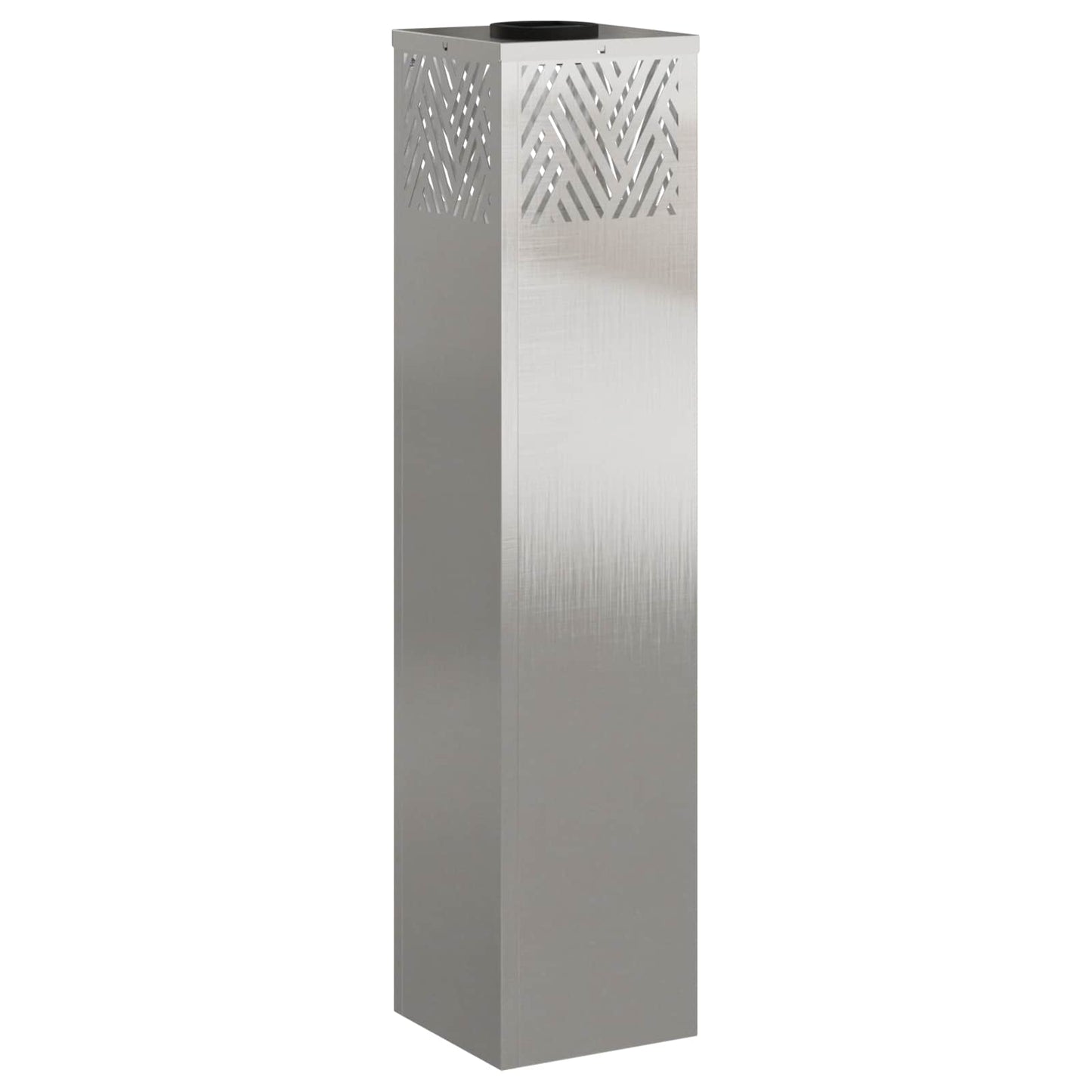 Solar LED Weg Licht 2 pcs Silber Edelstahl