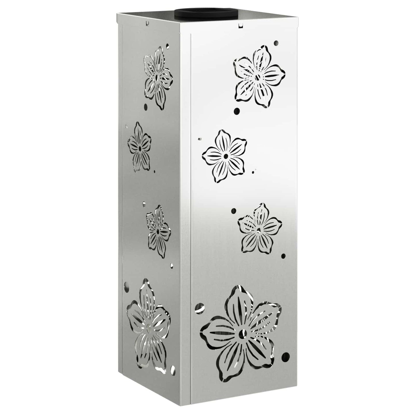 Solar LED Weg Licht 2 pcs Silber Galvanisiertes Stahl