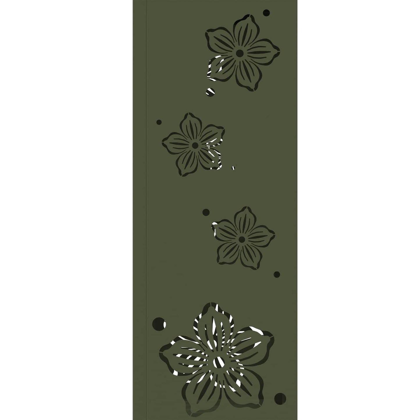 Lumière solaire LED pour chemin, 2 pcs, vert olive, acier laminé à froid