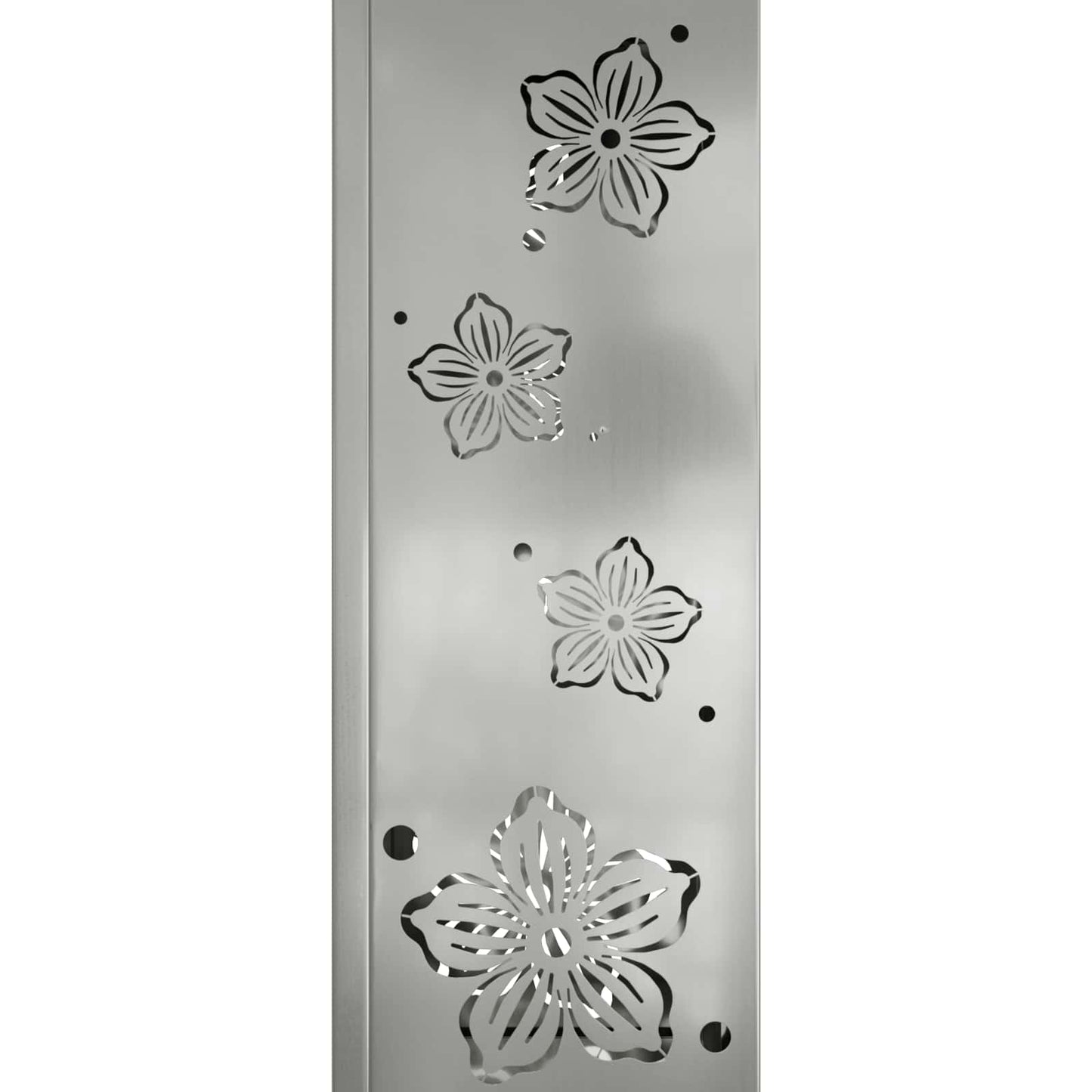 Solar LED Path Light 2 pcs Silver Galvanized Steel
