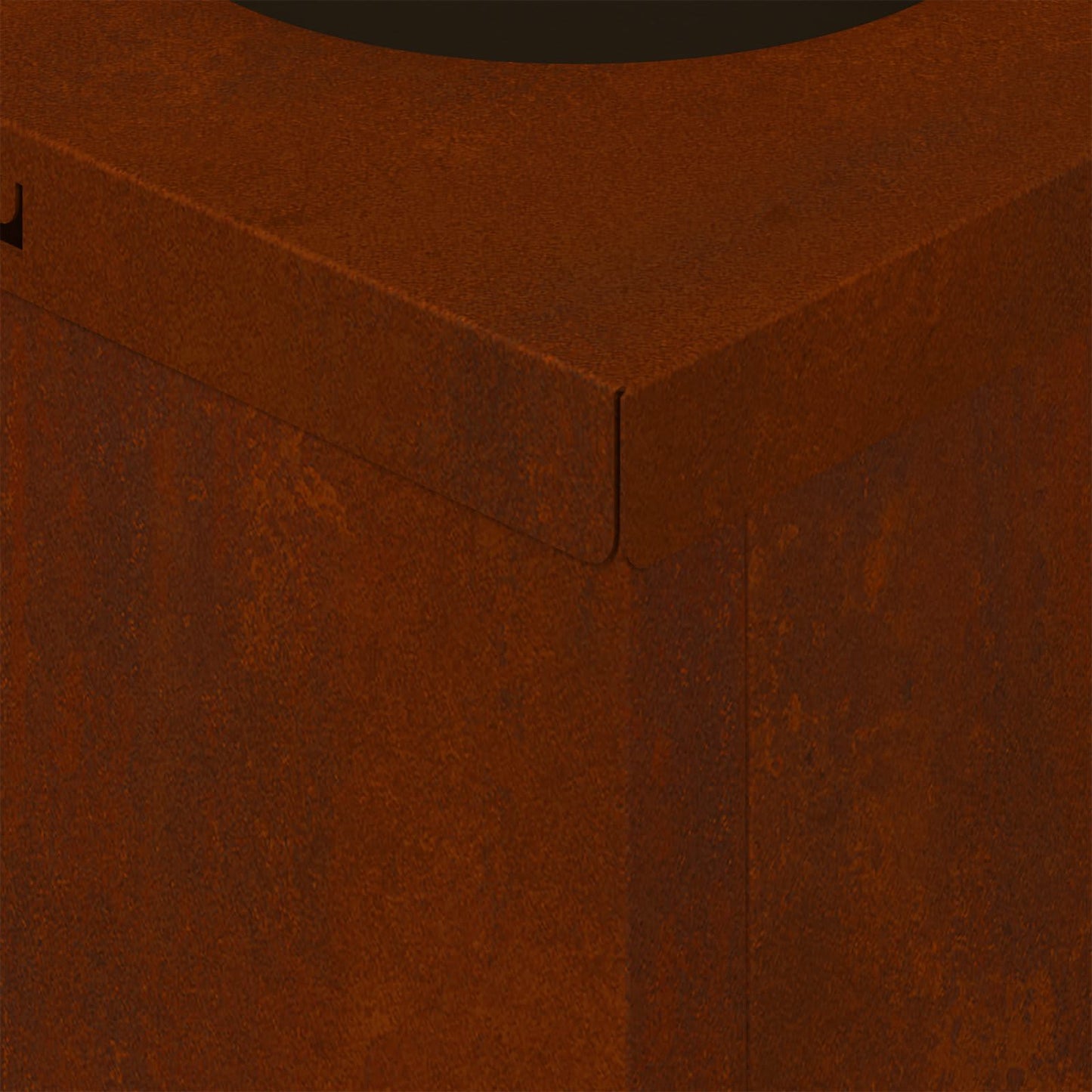 Solar LED Path Light 2 pcs Rusty Weathering Steel