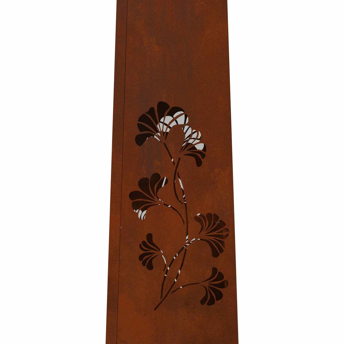 Solar LED Path Light 2 pcs Rusty Weathering Steel