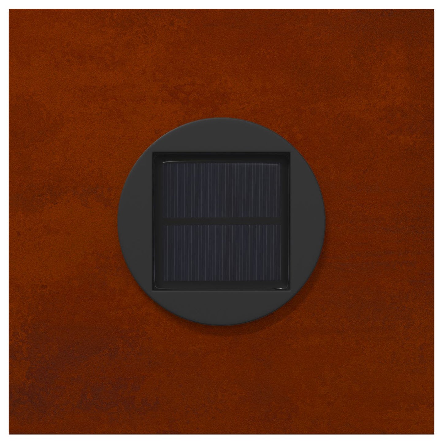Solar LED Path Light 2 pcs Rusty Weathering Steel